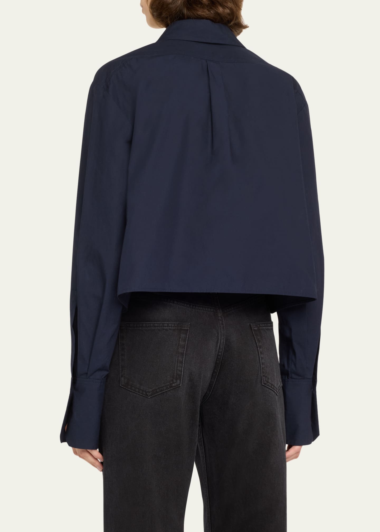 A.L.C. Cam Pleated Long-Sleeve Top Image 3 of 5
