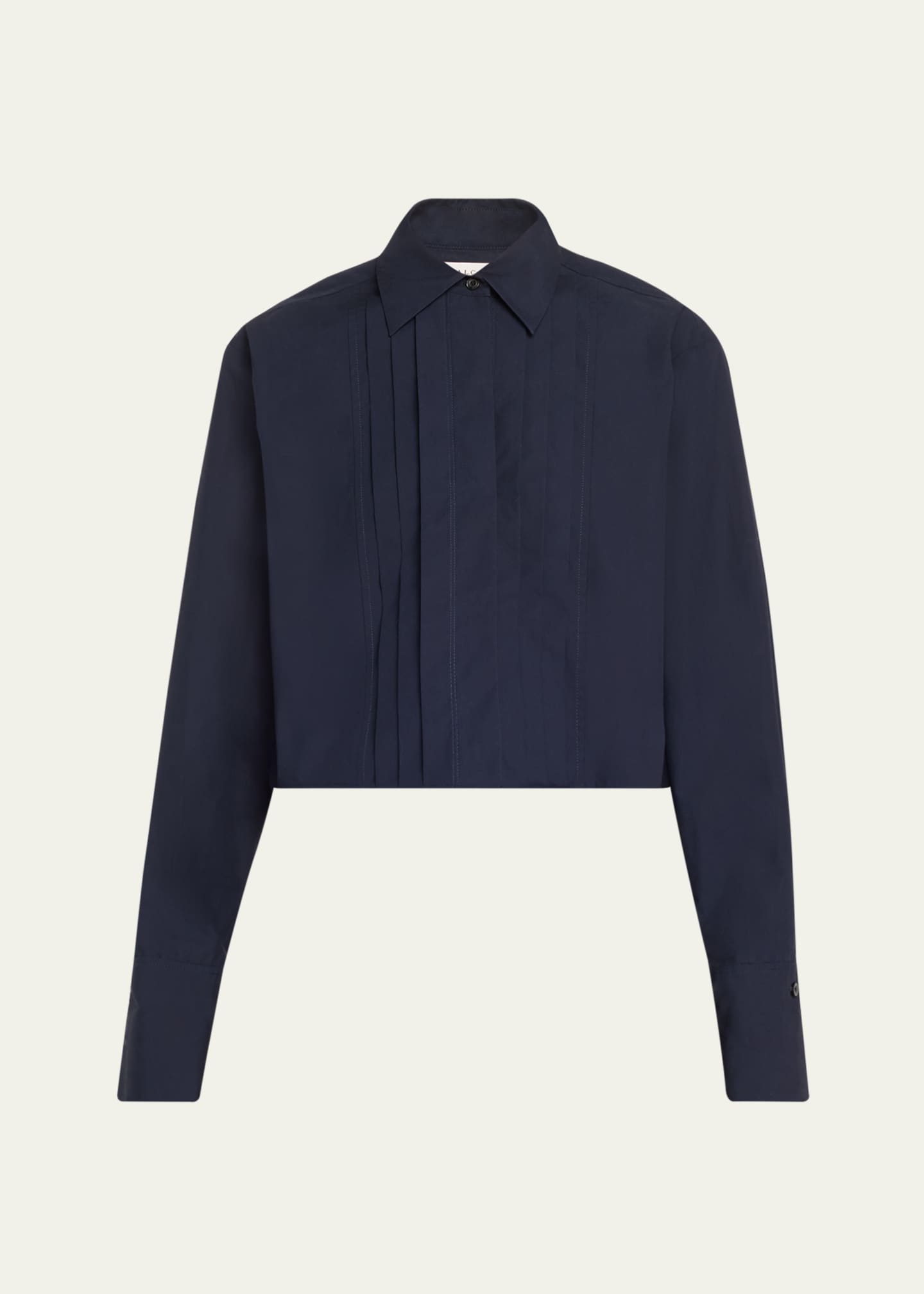 A.L.C. Cam Pleated Long-Sleeve Top Image 1 of 5