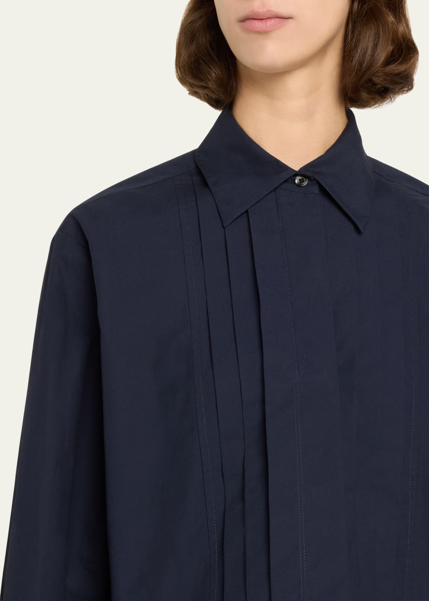 A.L.C. Cam Pleated Long-Sleeve Top Image 5 of 5