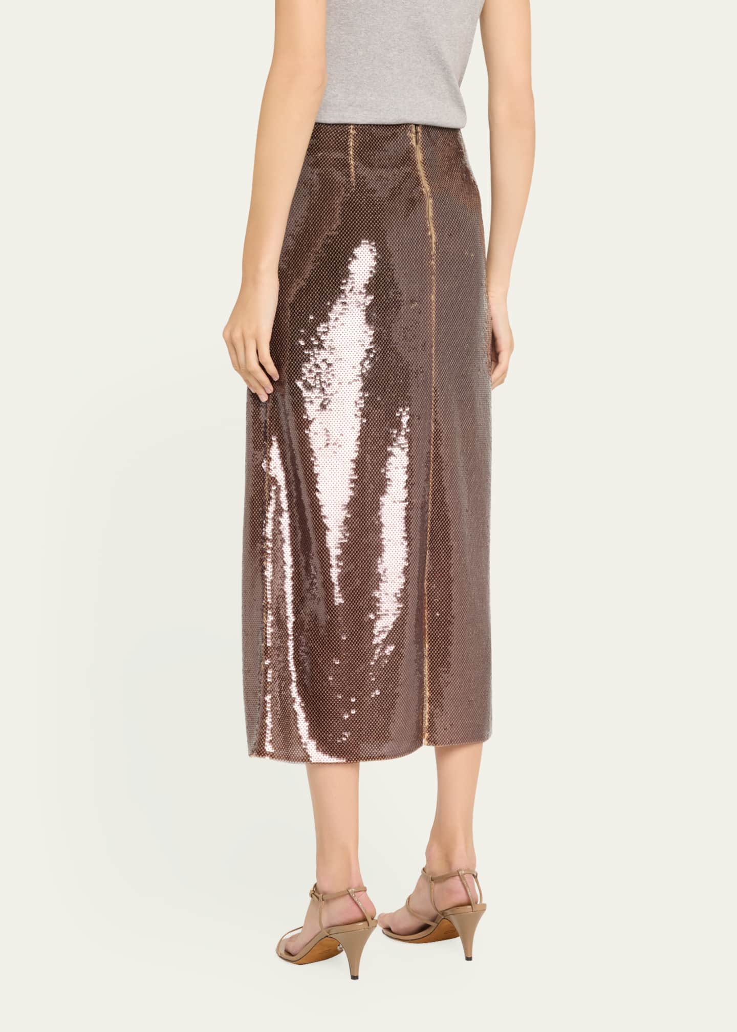 A.L.C. Monroe Sequined Column Skirt Image 3 of 5
