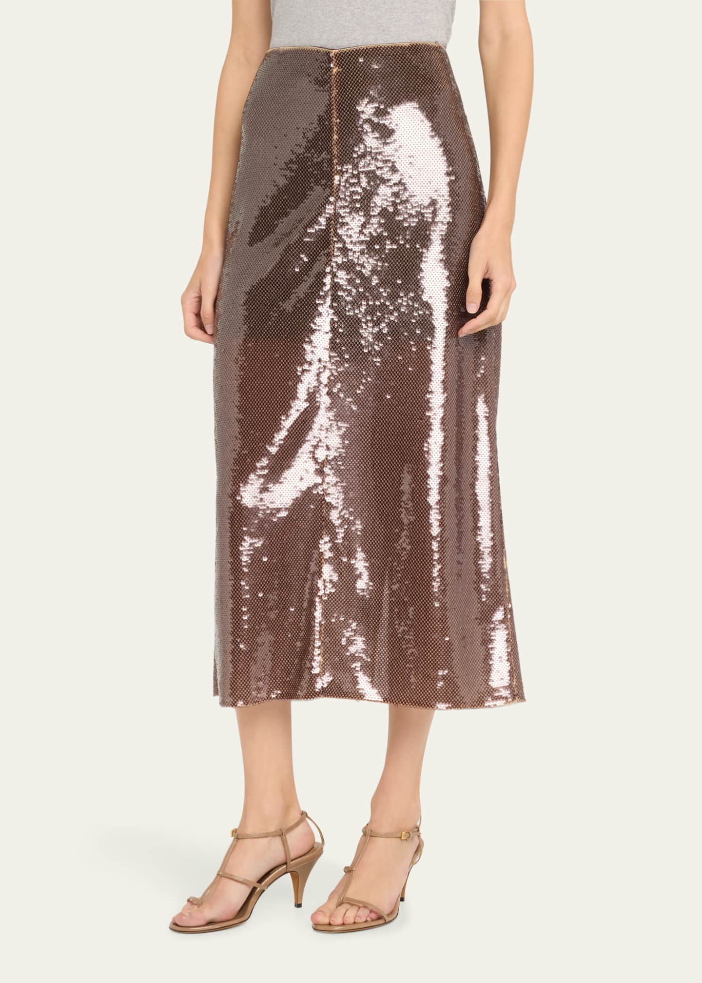 A.L.C. Monroe Sequined Column Skirt Image 4 of 5
