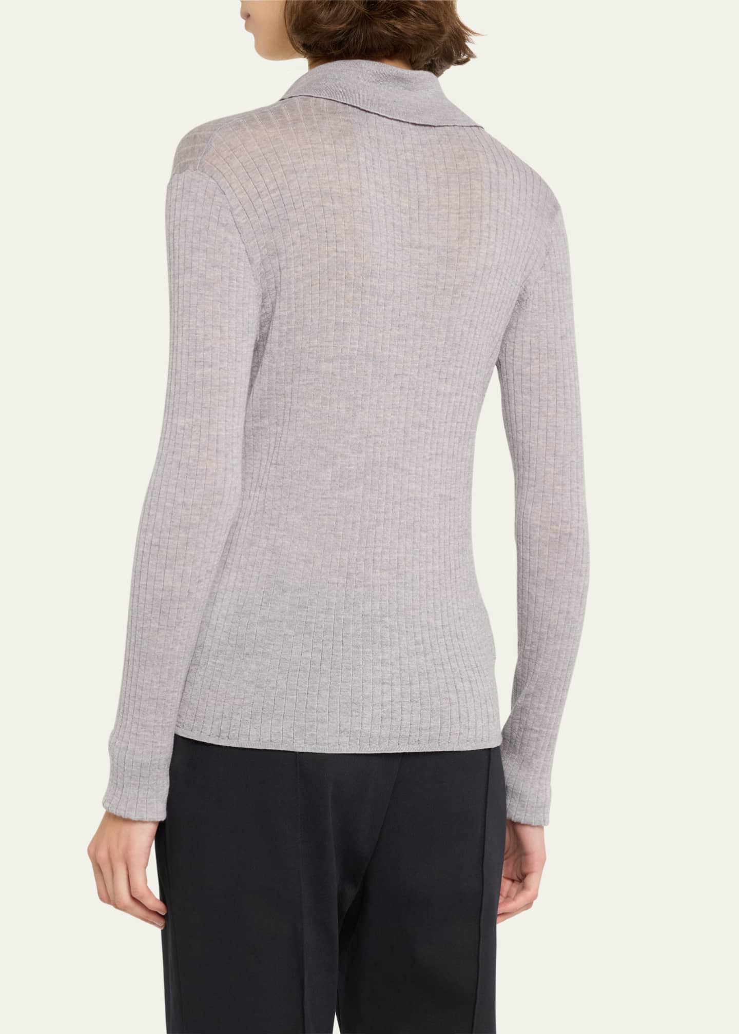 A.L.C. Alex Merino Wool Polo Top Image 3 of 5