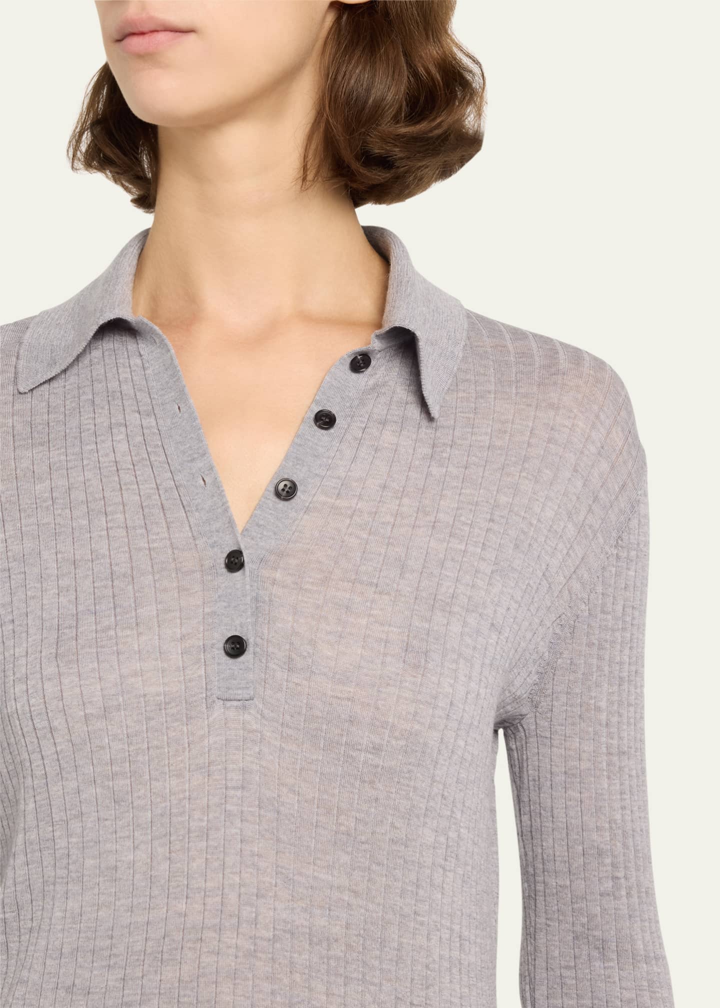 A.L.C. Alex Merino Wool Polo Top Image 5 of 5
