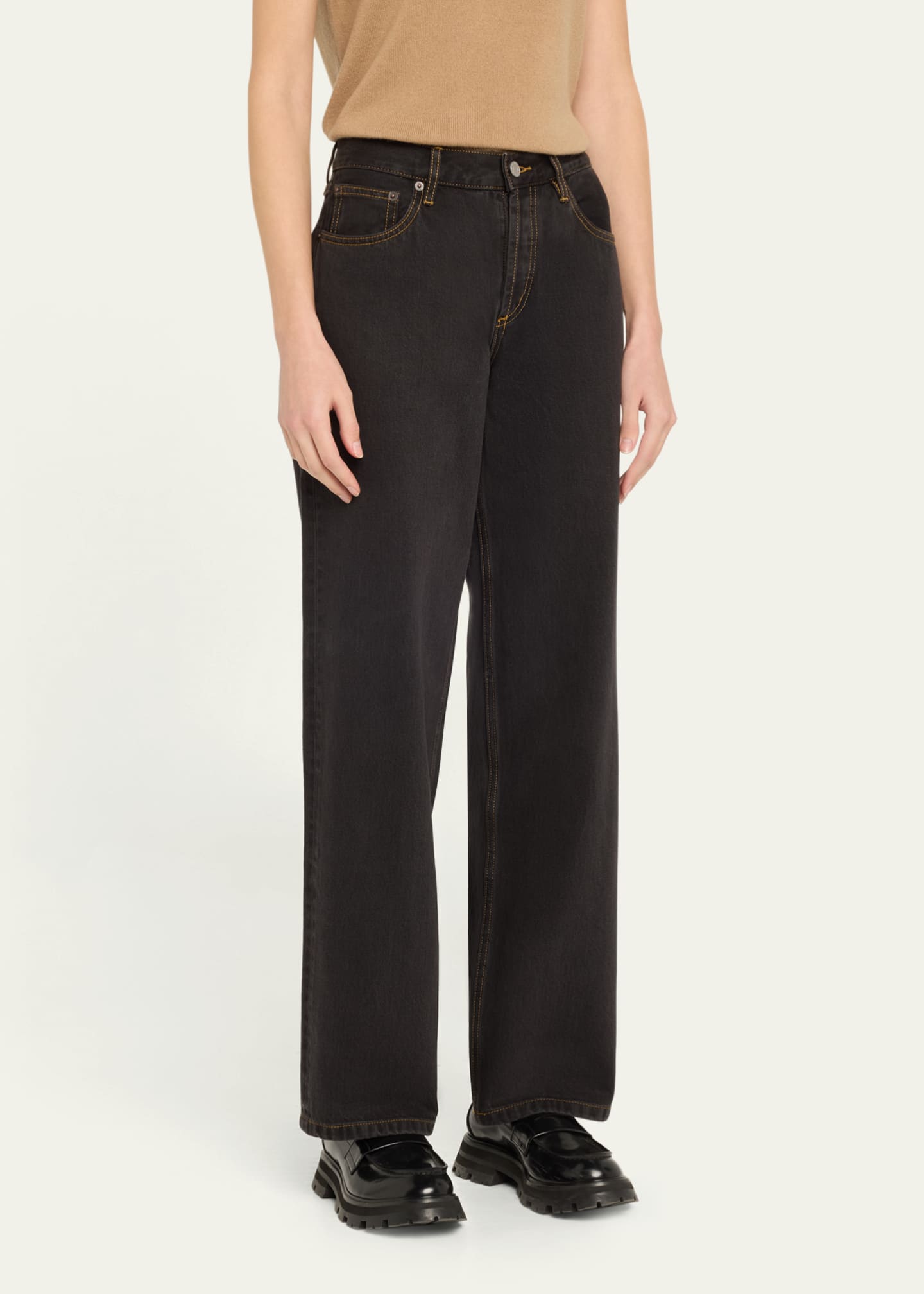 Still Here Everyday Relaxed Mid-Rise Jeans Image 4 of 5