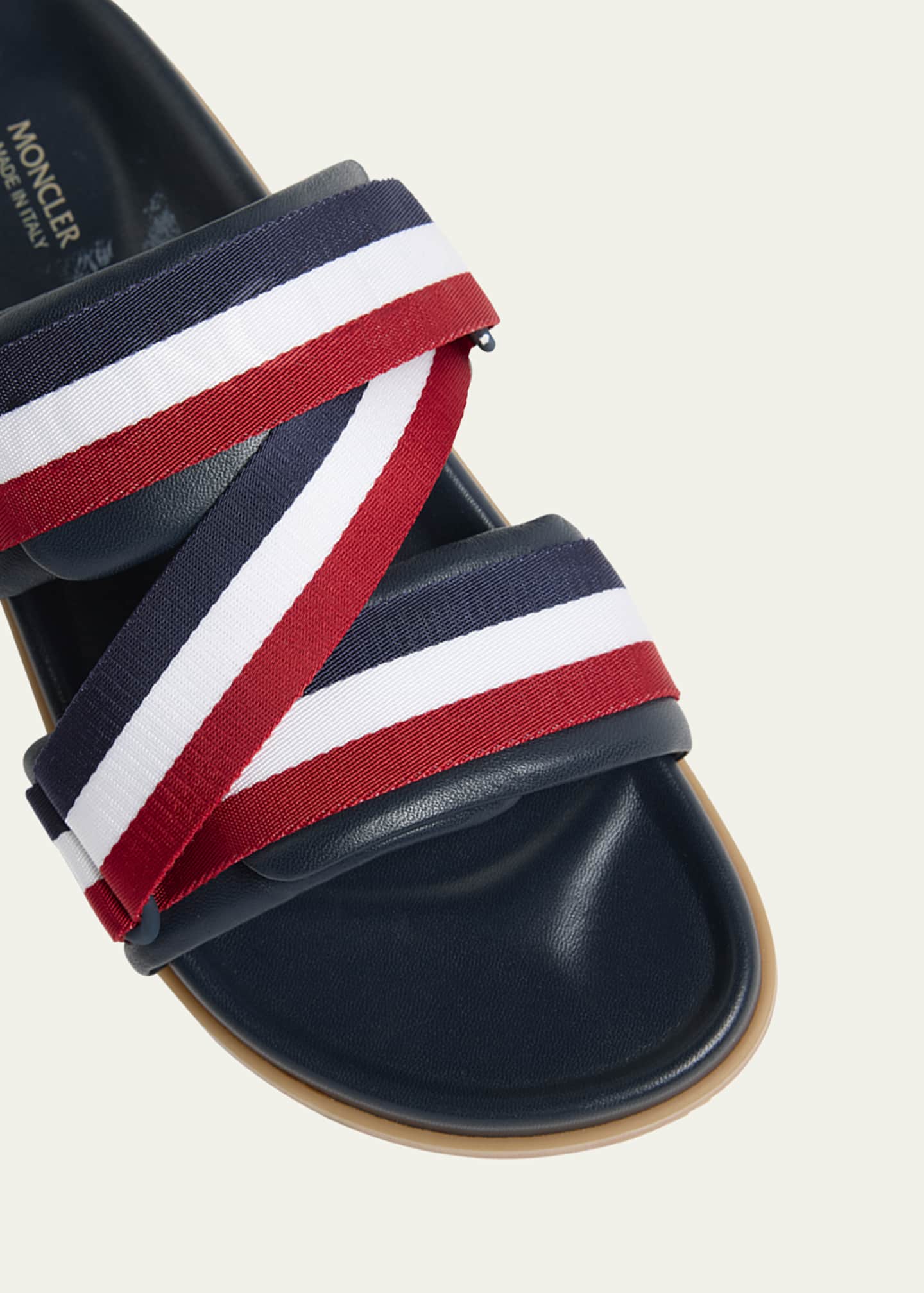 Moncler Men's Mon Summer Slide Sandals - Bergdorf Goodman