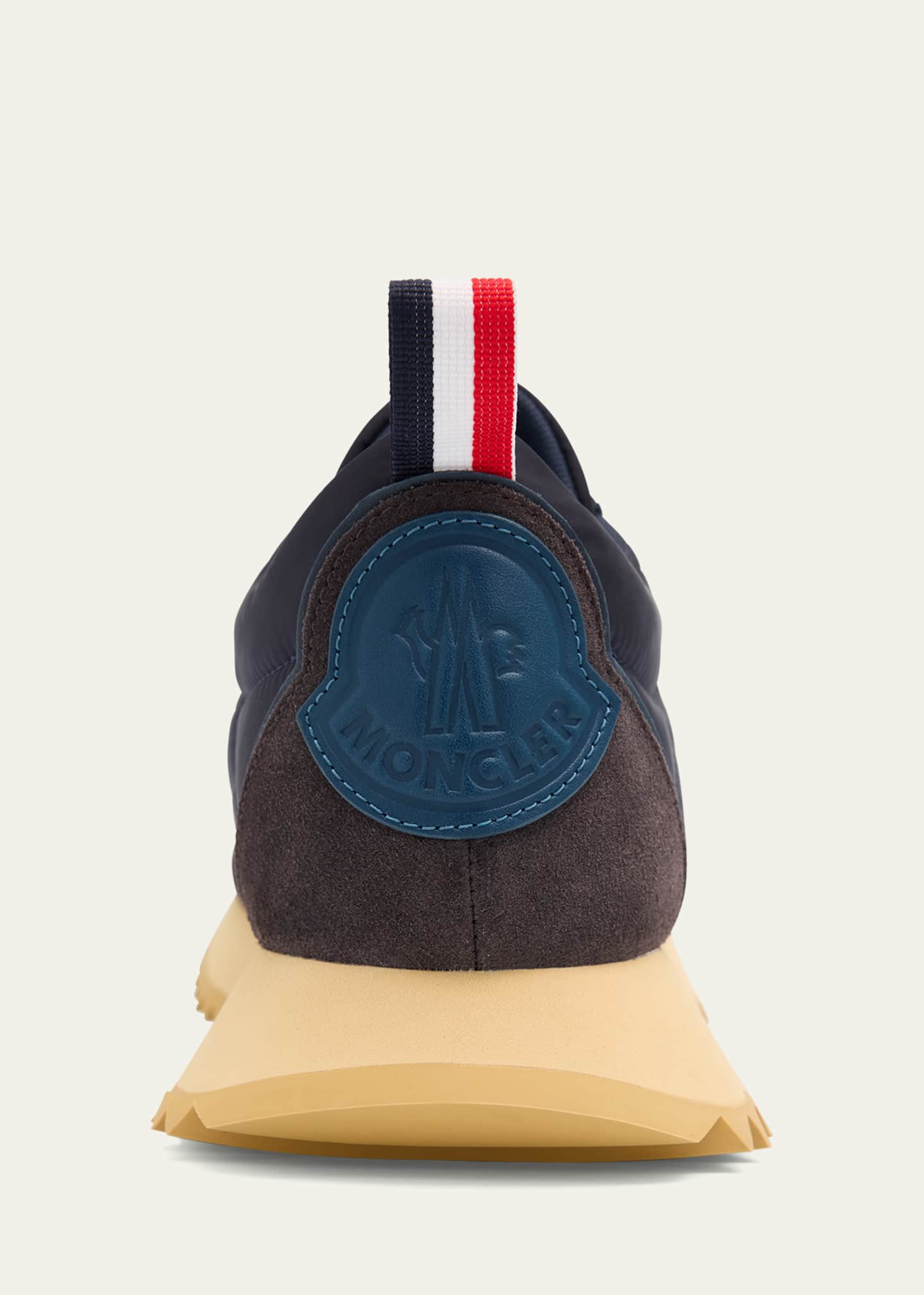 Moncler Men's Pacey Nylon and Suede Runner Sneakers Image 5 of 6