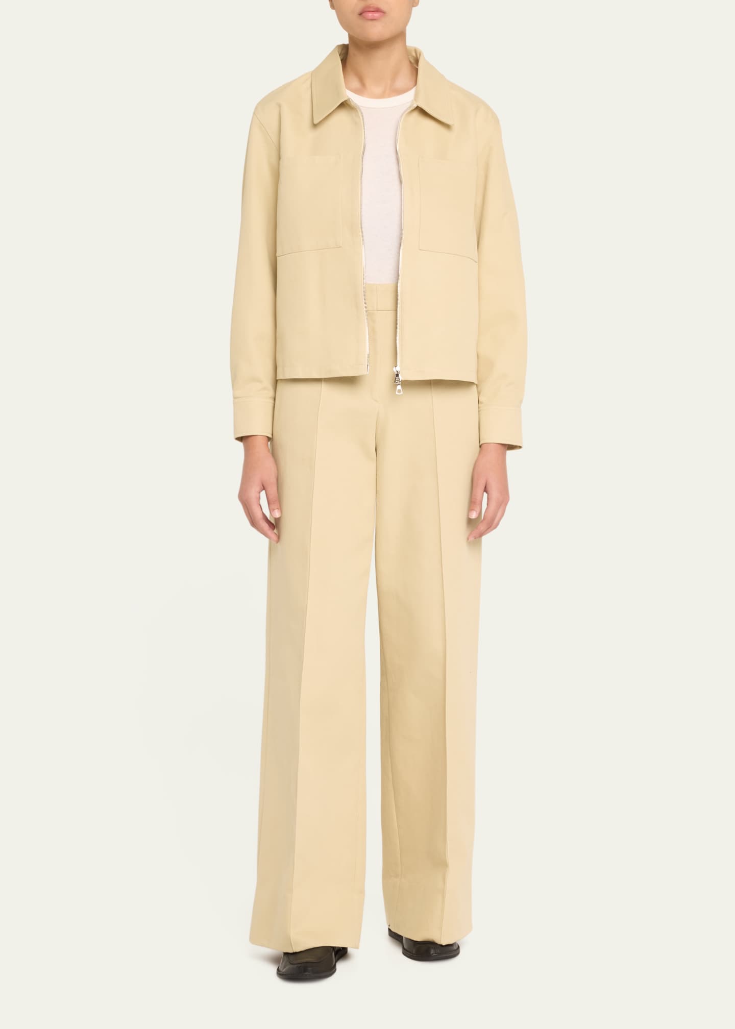 Officine Generale Rosela Wide-Leg Pants Image 2 of 5