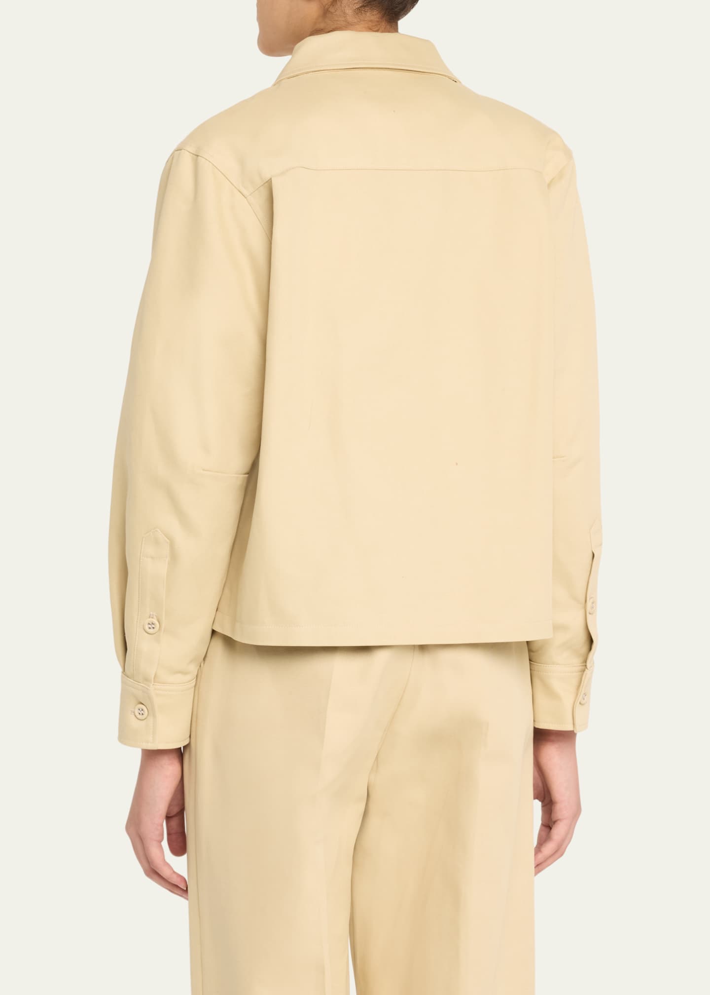 Officine Generale Rhea Cotton Twill Jacket Image 3 of 5