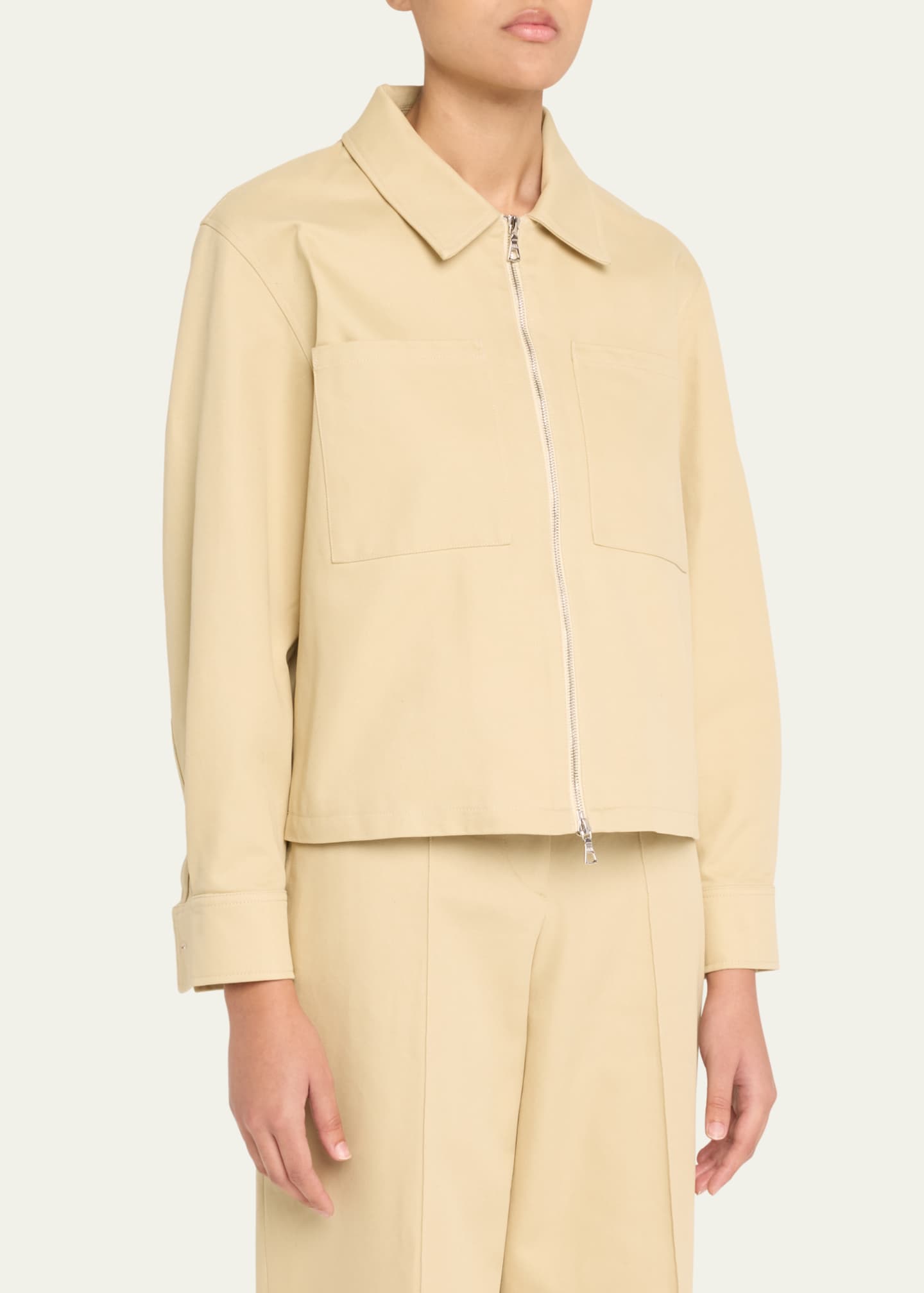 Officine Generale Rhea Cotton Twill Jacket Image 4 of 5
