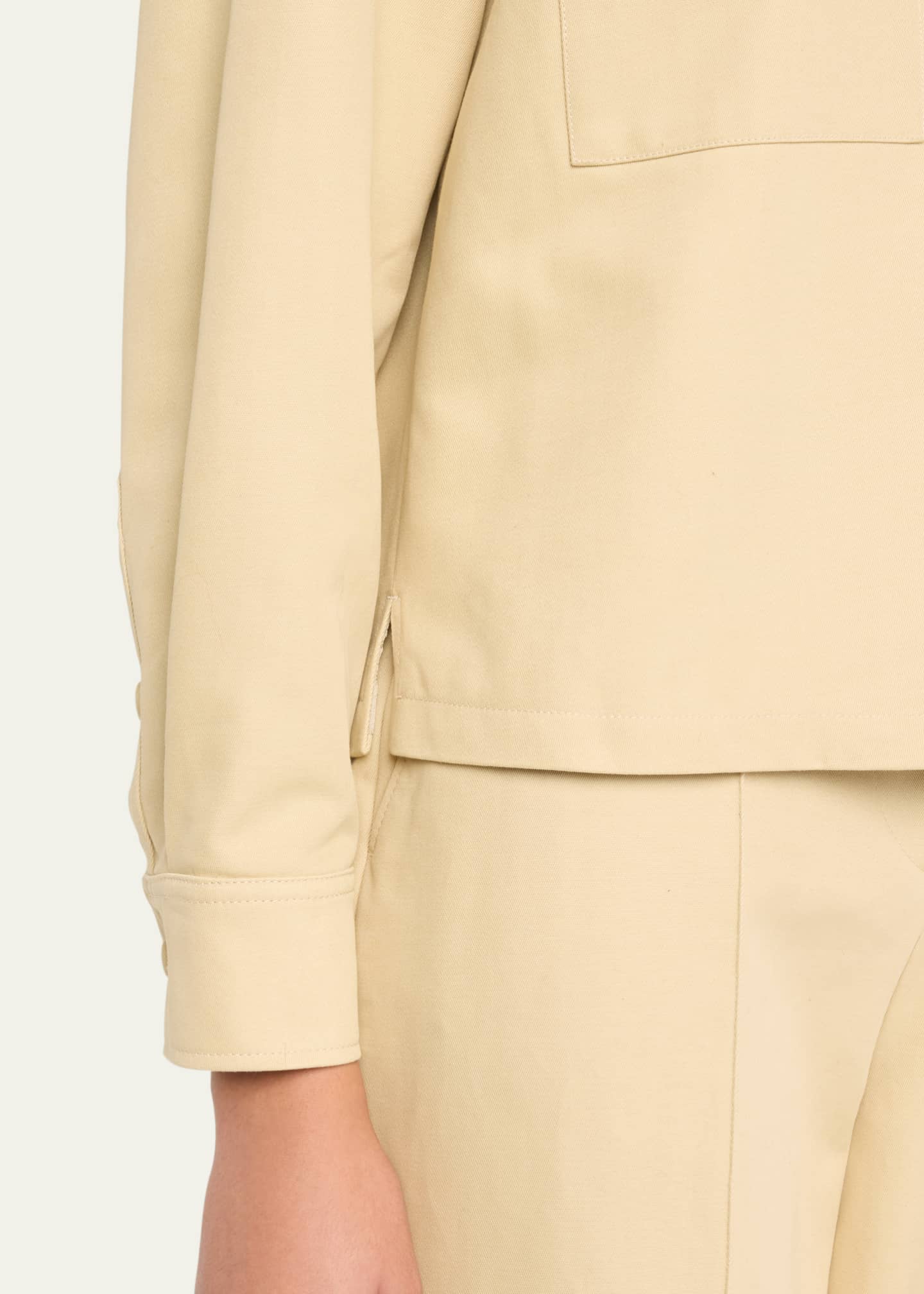 Officine Generale Rhea Cotton Twill Jacket Image 5 of 5