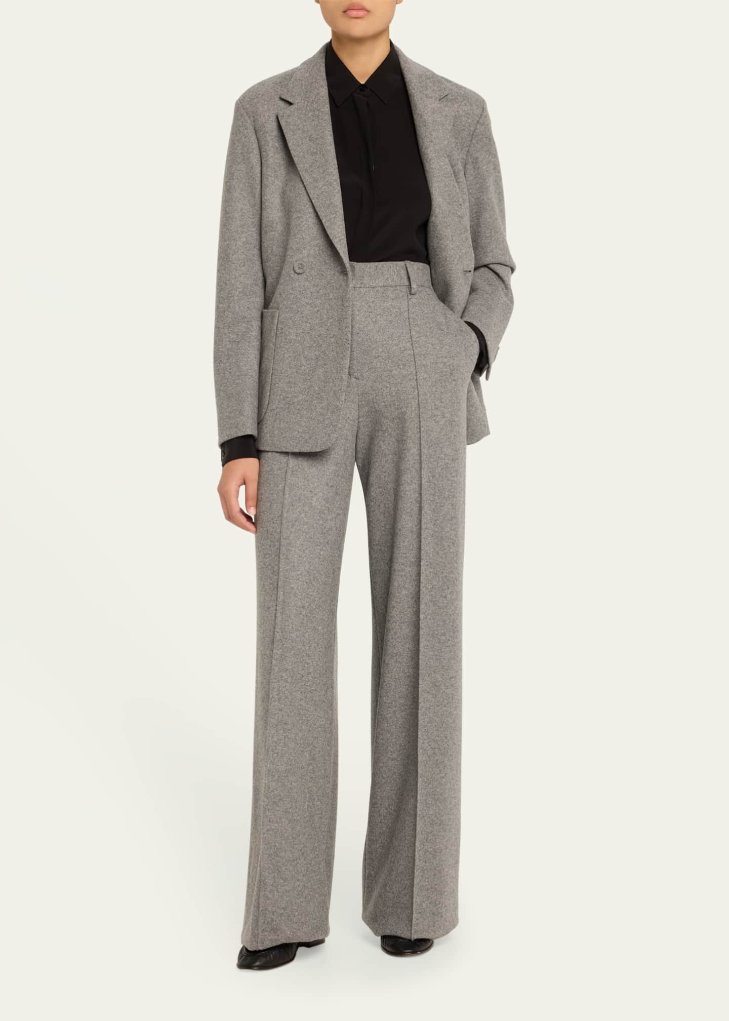 Officine Generale Rosa Wool-Cashmere Pants Image 2 of 5