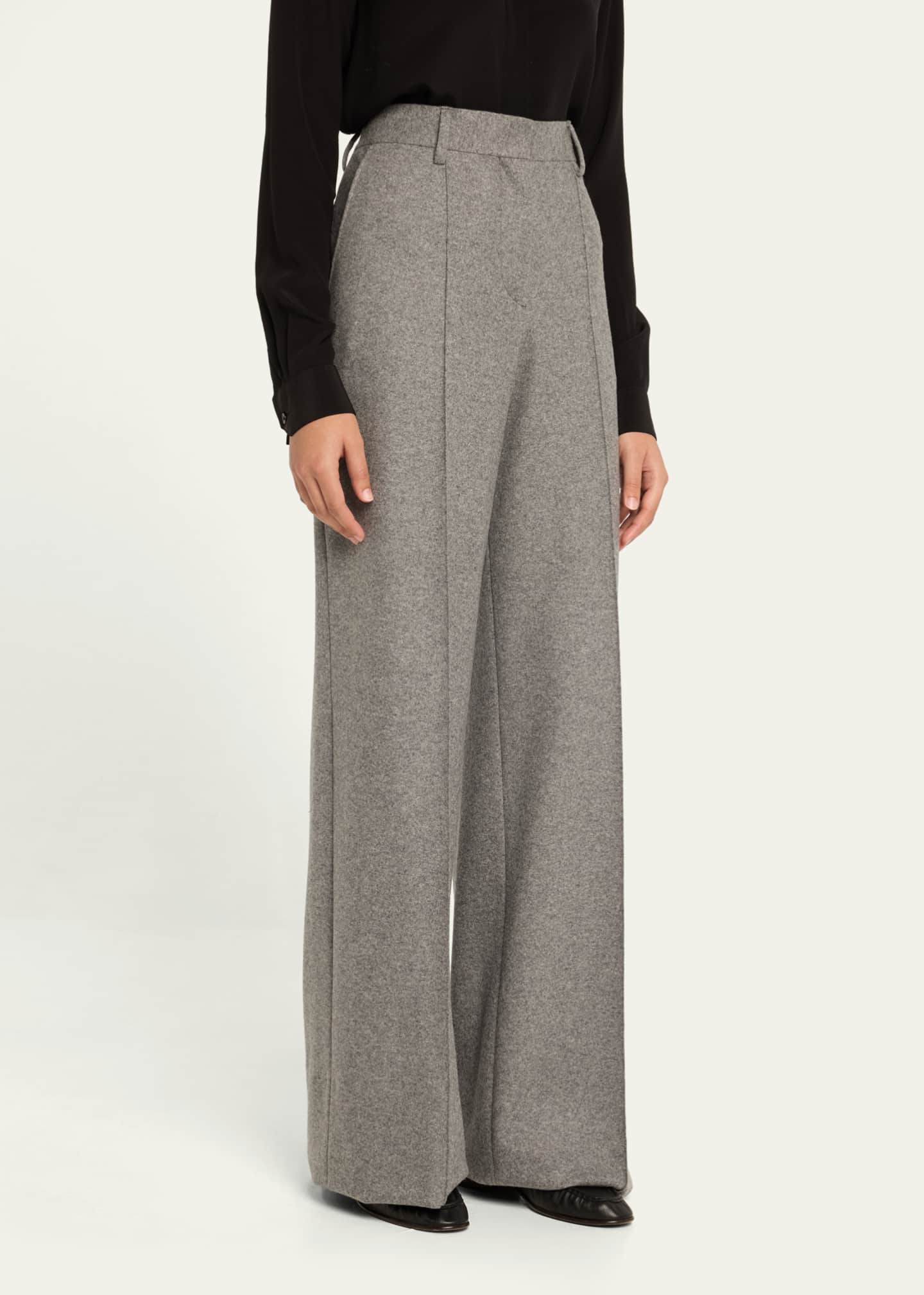 Officine Generale Rosa Wool-Cashmere Pants Image 4 of 5