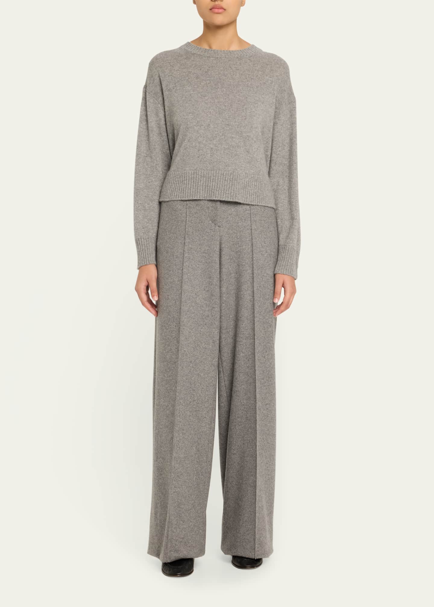 Officine Generale Nicky Cashmere Crewneck Sweater Image 2 of 5