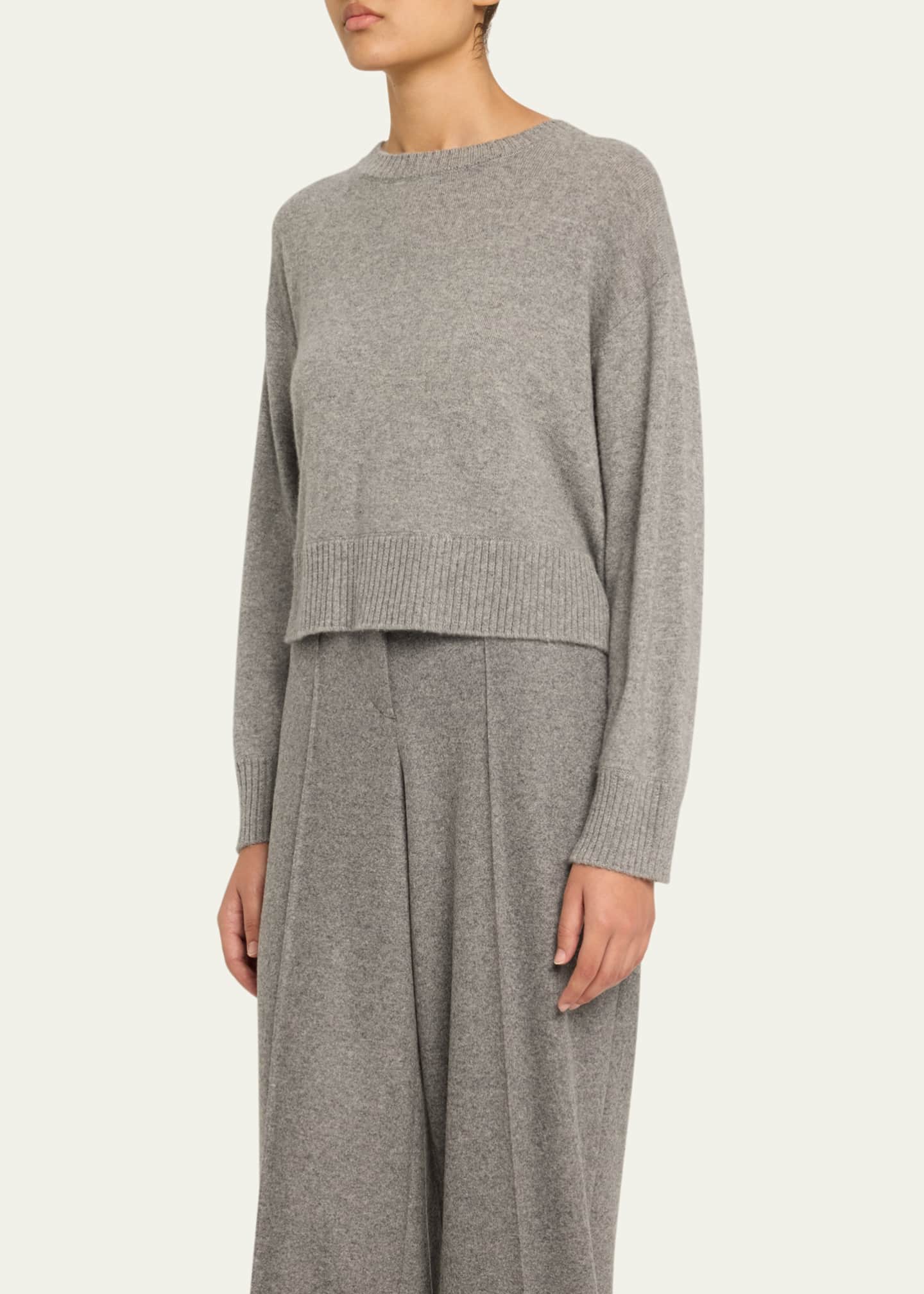Officine Generale Nicky Cashmere Crewneck Sweater Image 4 of 5