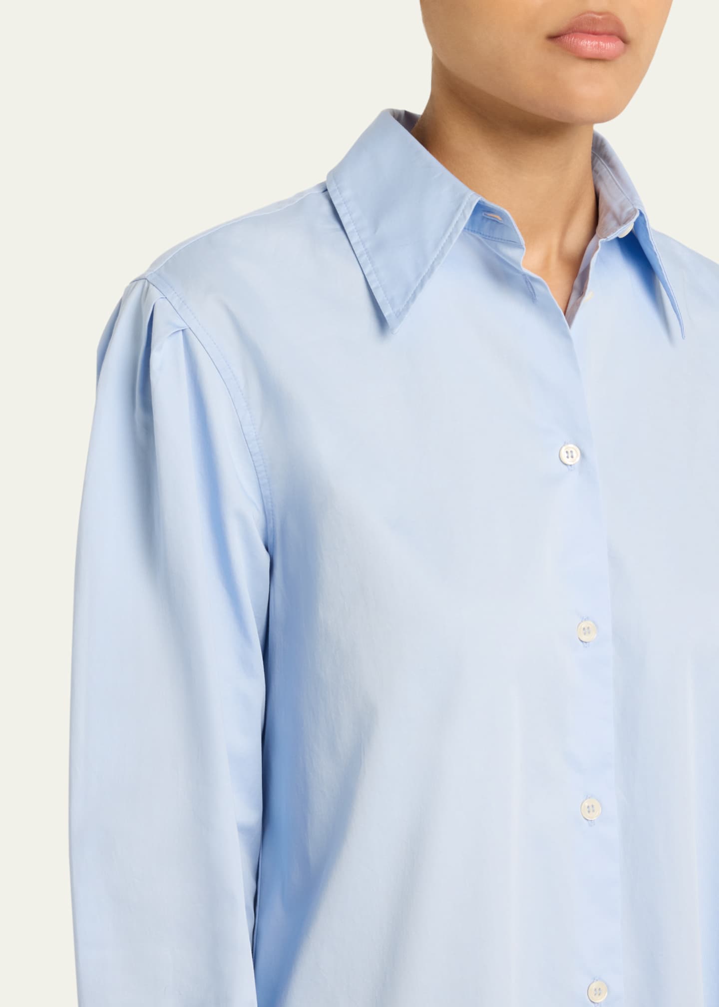 Gina Long-Sleeve Shirtdress