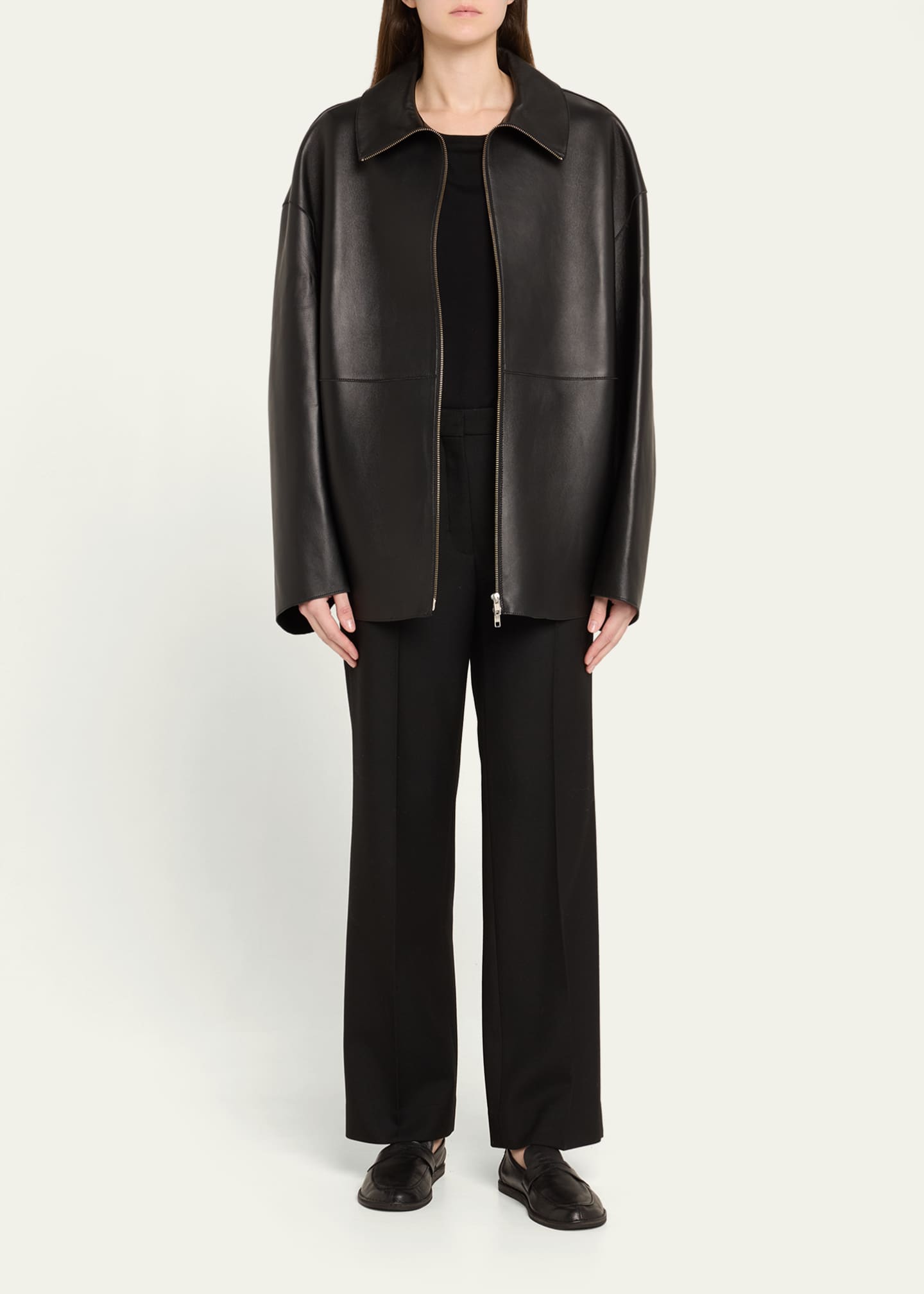 TEURN STUDIOS Double Leather Jacket Image 2 of 5