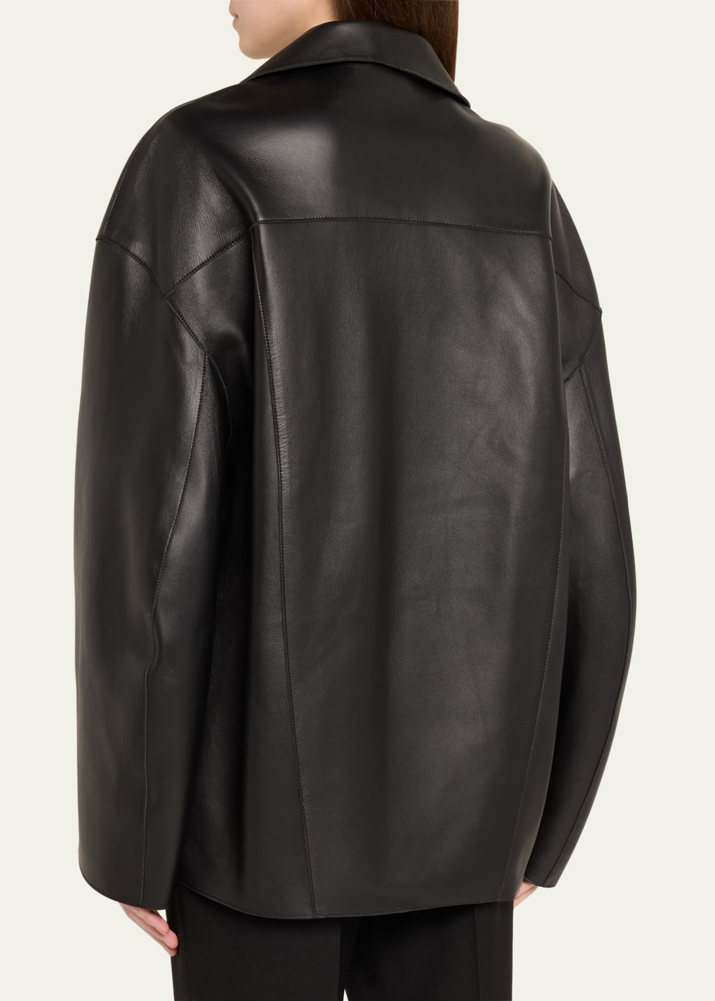 TEURN STUDIOS Double Leather Jacket Image 3 of 5