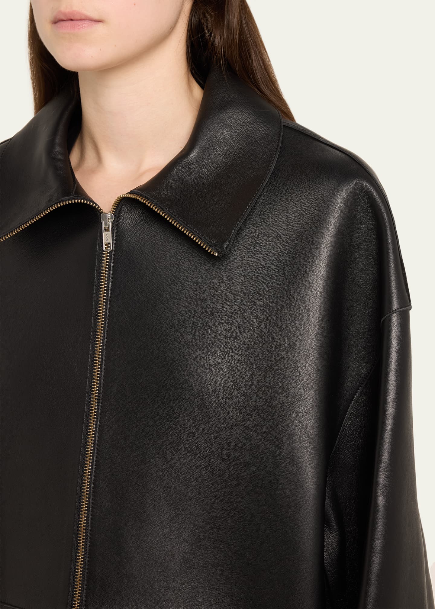 TEURN STUDIOS Double Leather Jacket Image 5 of 5