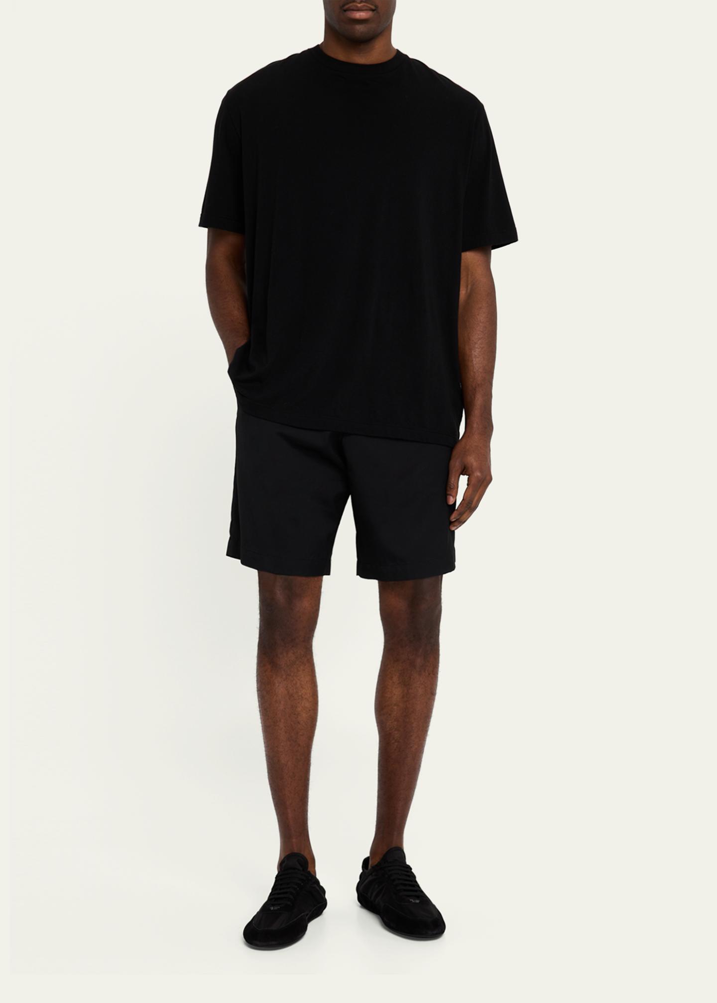 Prada Men's Collapse Nylon and Suede Low-Top Sneakers - Bergdorf Goodman