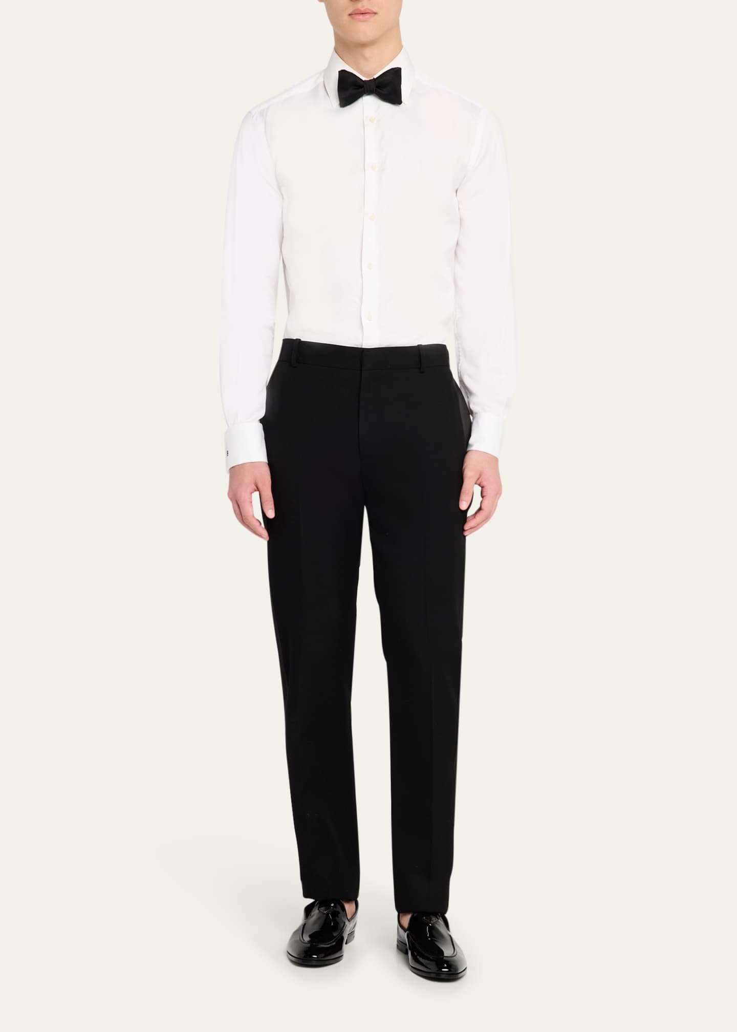 Prada Men's Patent Leather Venetian Loafers Image 2 of 5