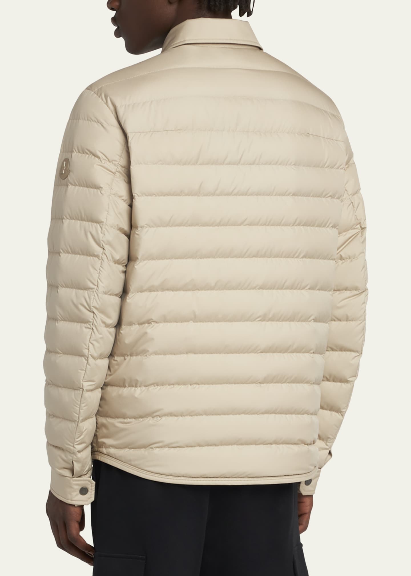 Moncler Men's Bourdon Padded Shirt Jacket Image 3 of 5