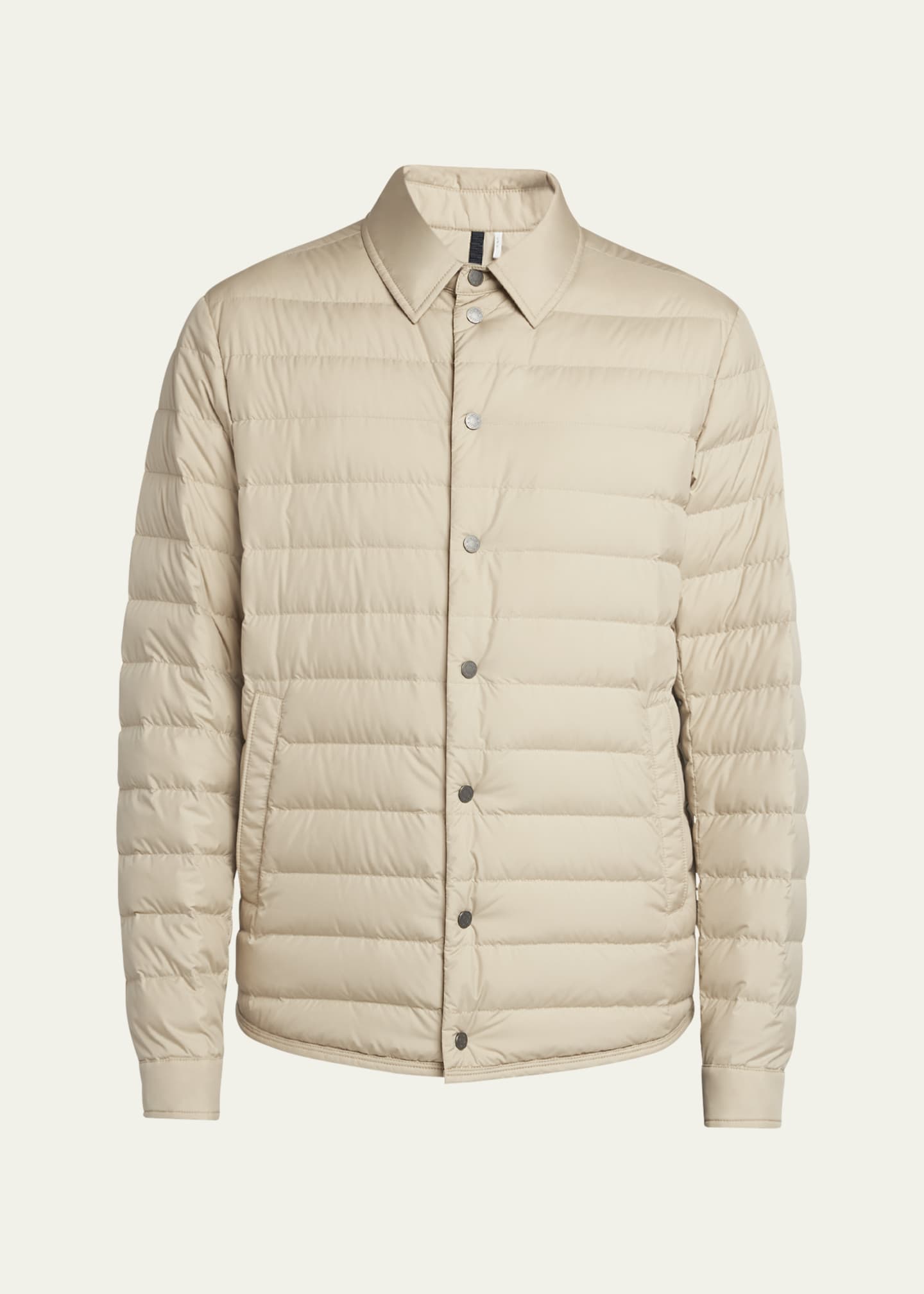 Moncler Men's Bourdon Padded Shirt Jacket Image 1 of 5