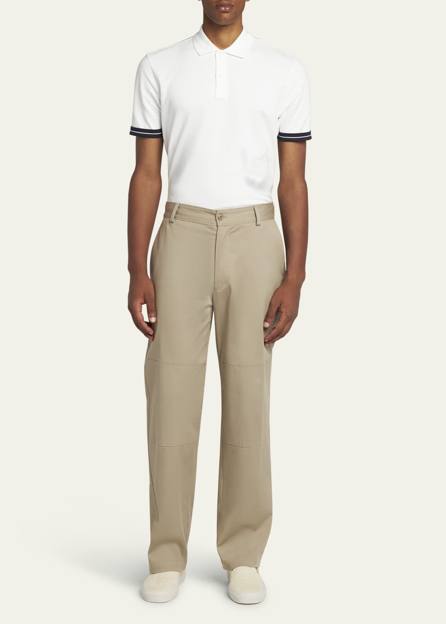 Moncler Men's Stretch Twill Trousers Image 2 of 5