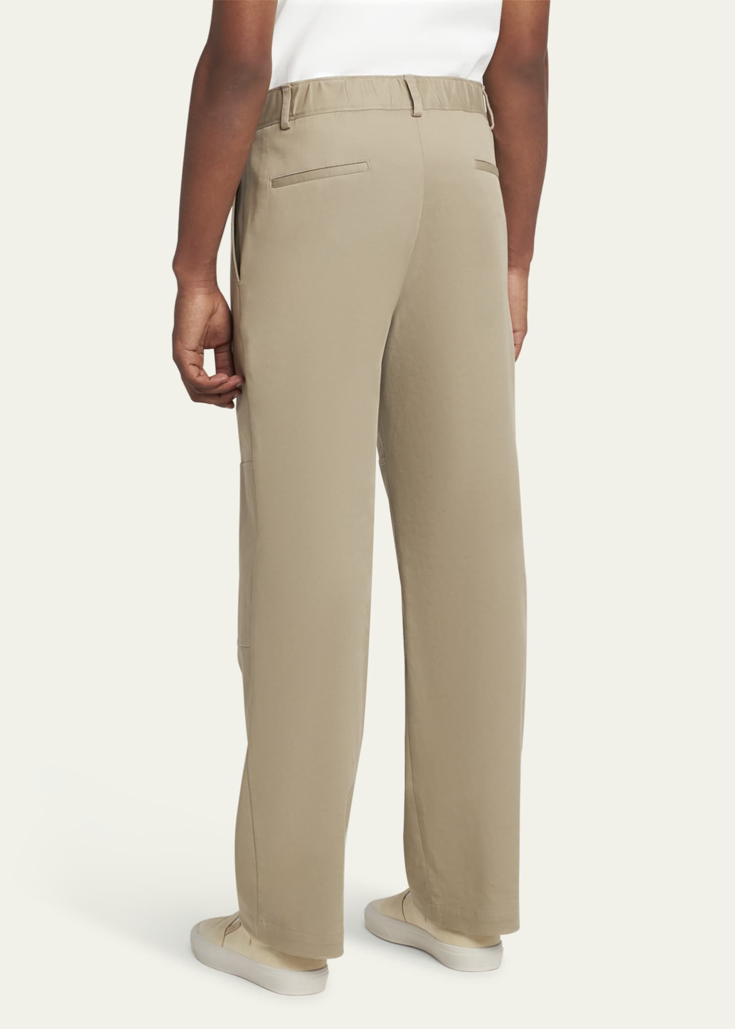 Moncler Men's Stretch Twill Trousers Image 3 of 5