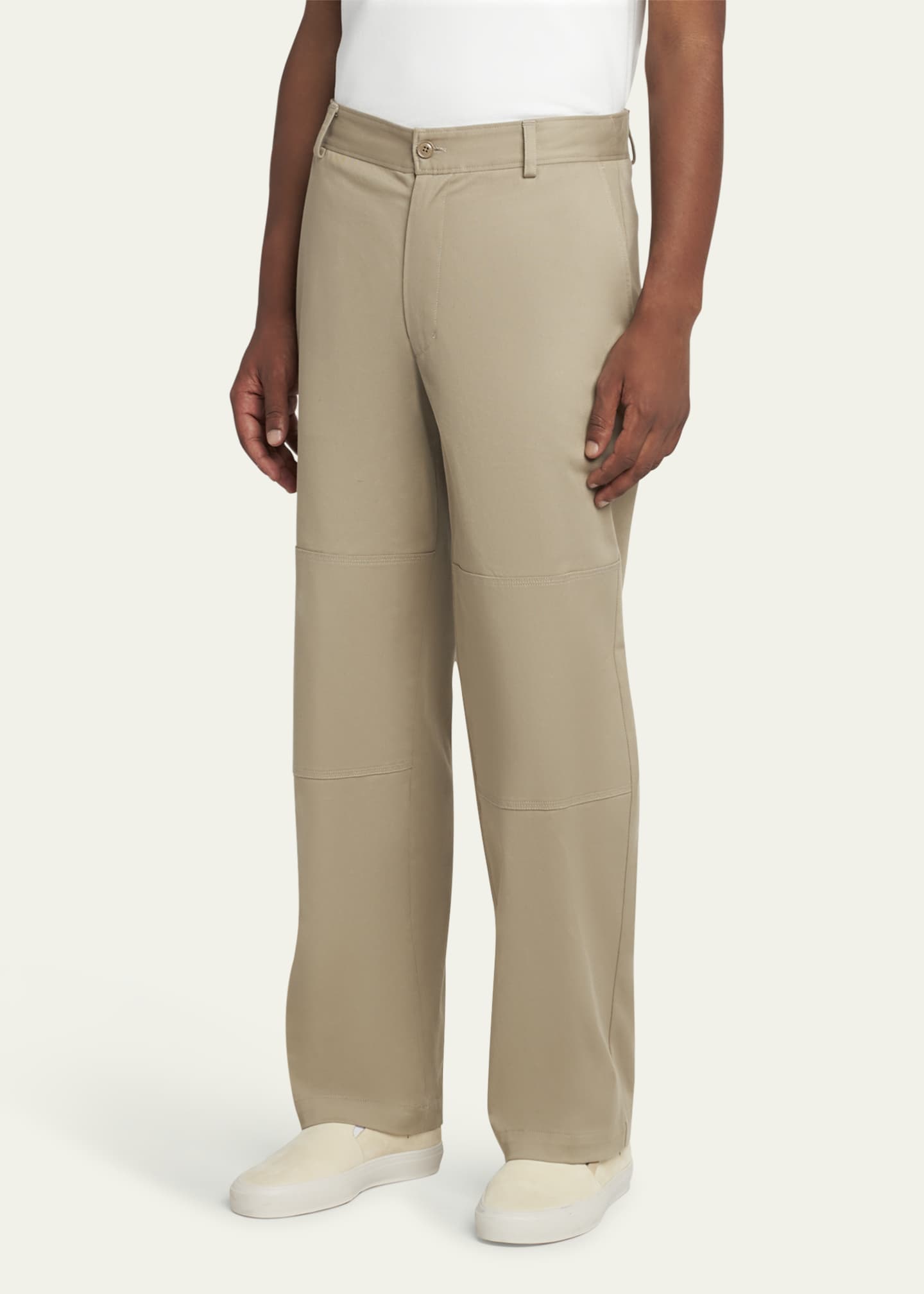 Moncler Men's Stretch Twill Trousers Image 4 of 5