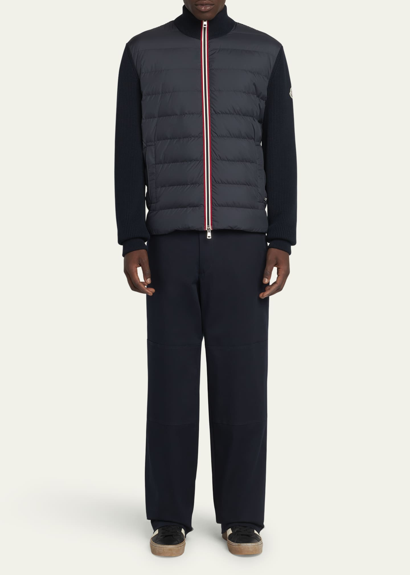 Moncler Men's Down Knit Jacket Image 2 of 5