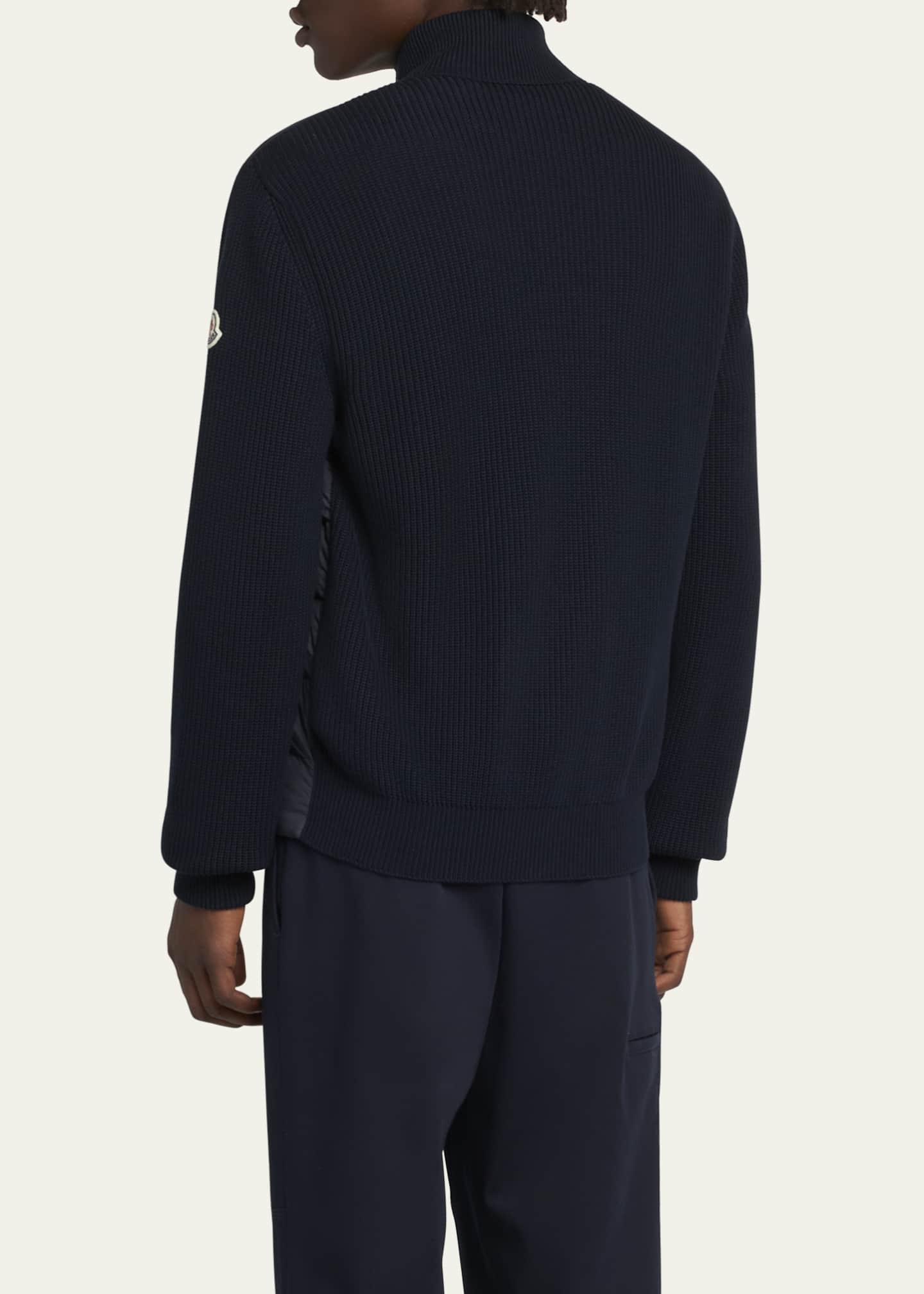 Moncler Men's Down Knit Jacket Image 3 of 5