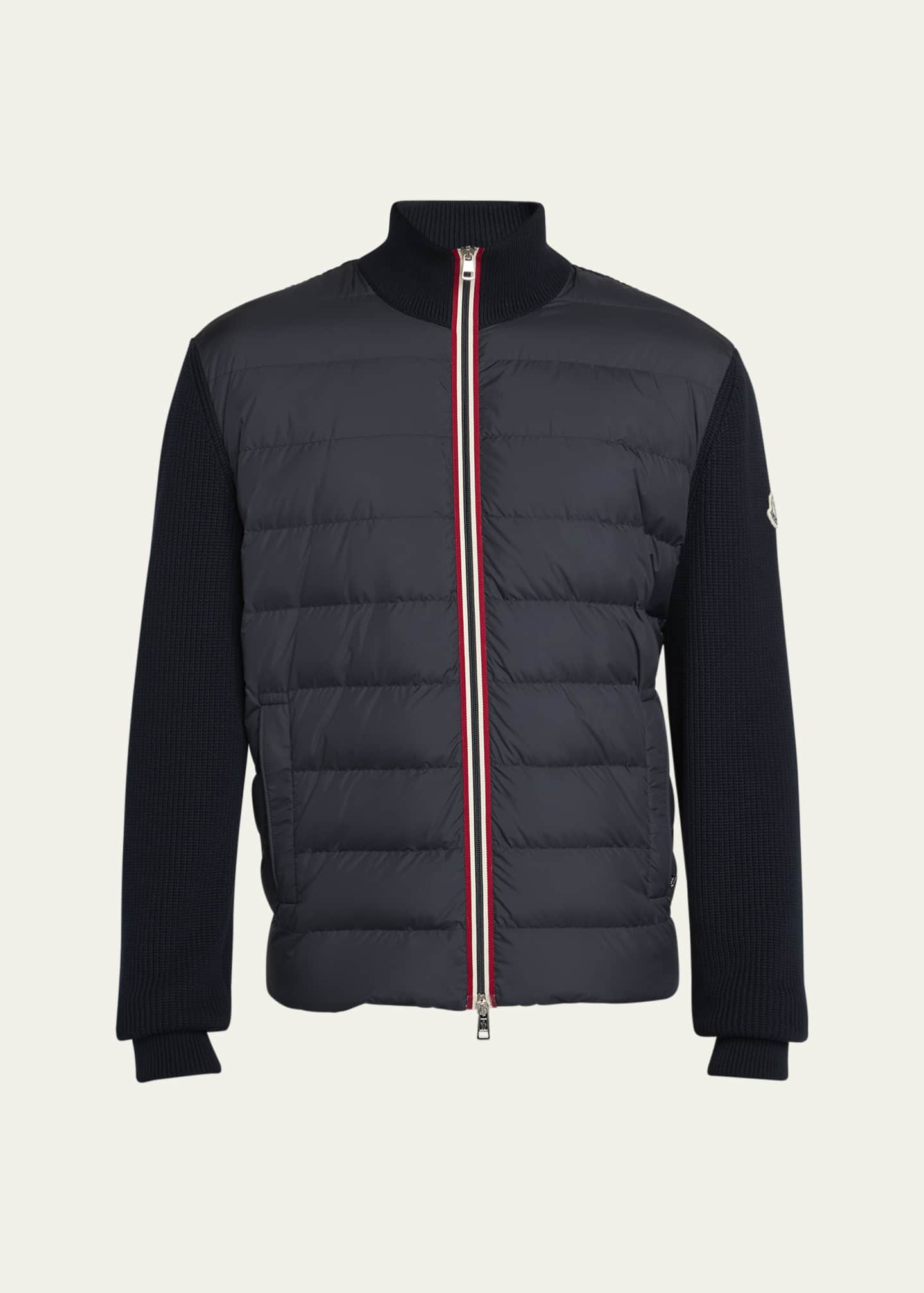 Moncler Men's Down Knit Jacket Image 1 of 5