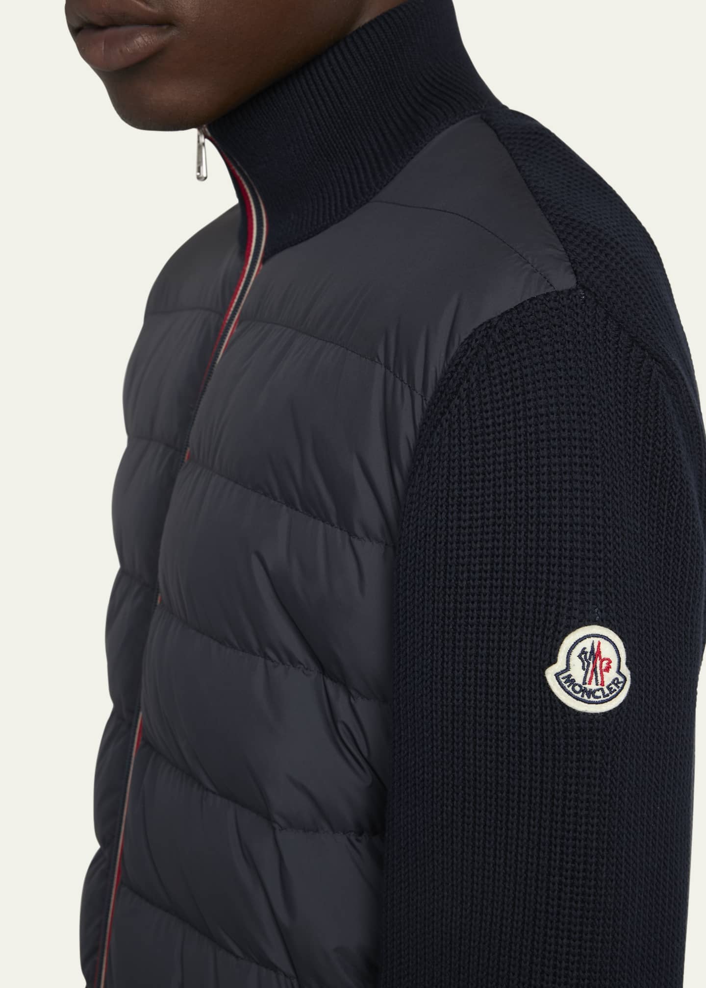 Moncler Men's Down Knit Jacket Image 5 of 5