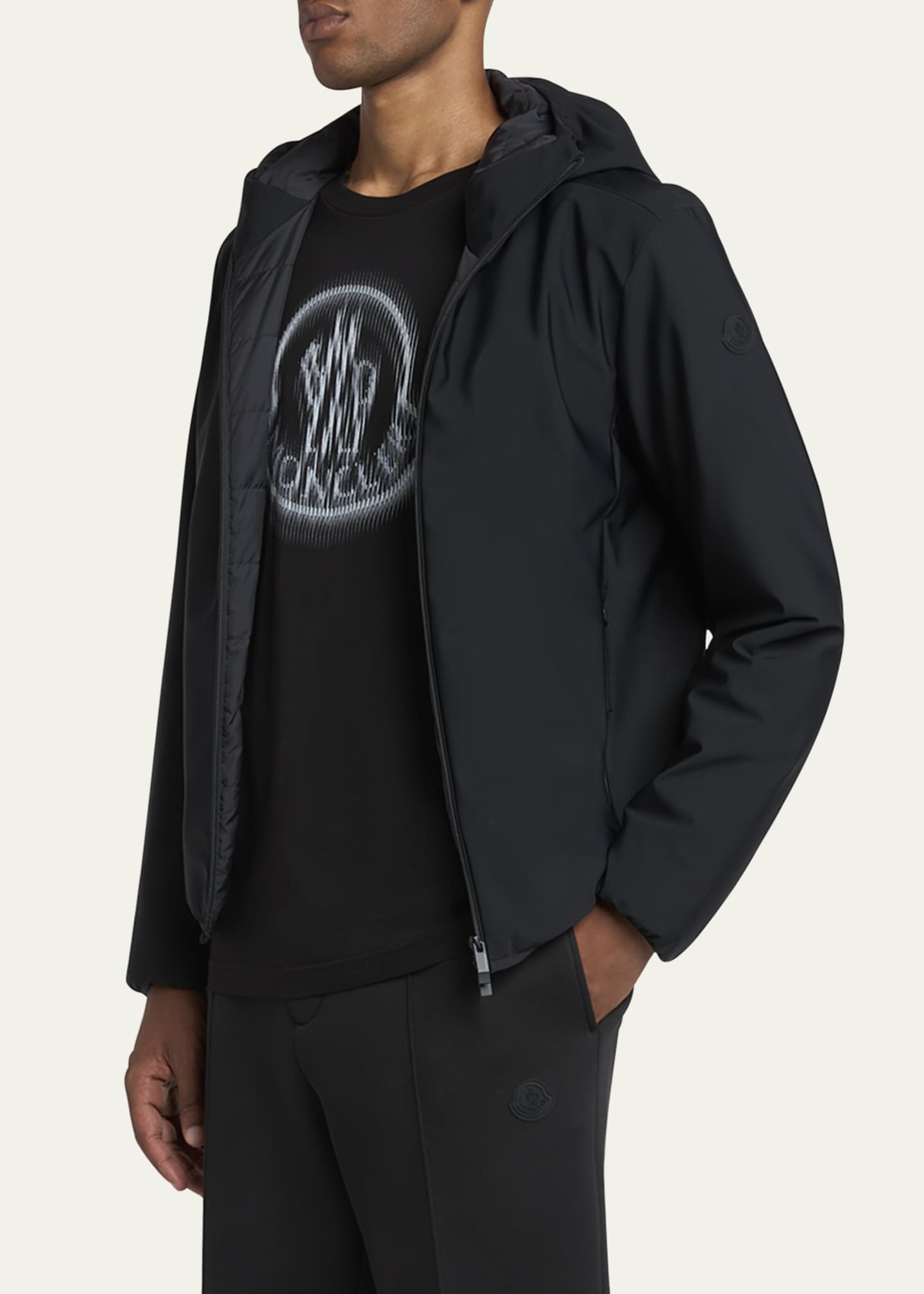Moncler Men's Chalves Hooded Jacket Image 4 of 5