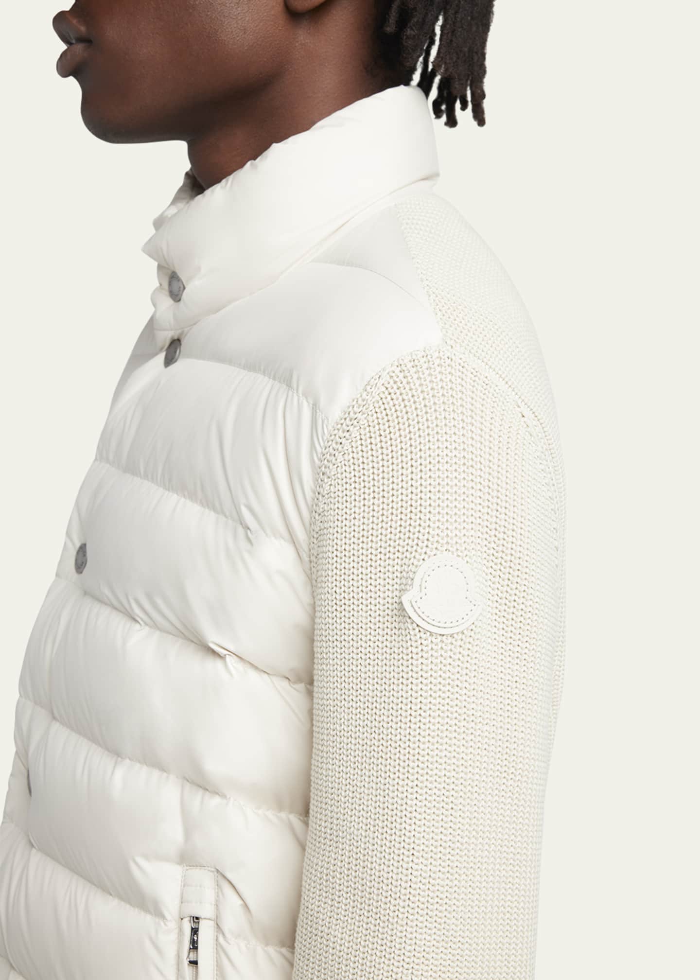 Moncler Men's Down Knit Combo Jacket Image 5 of 5
