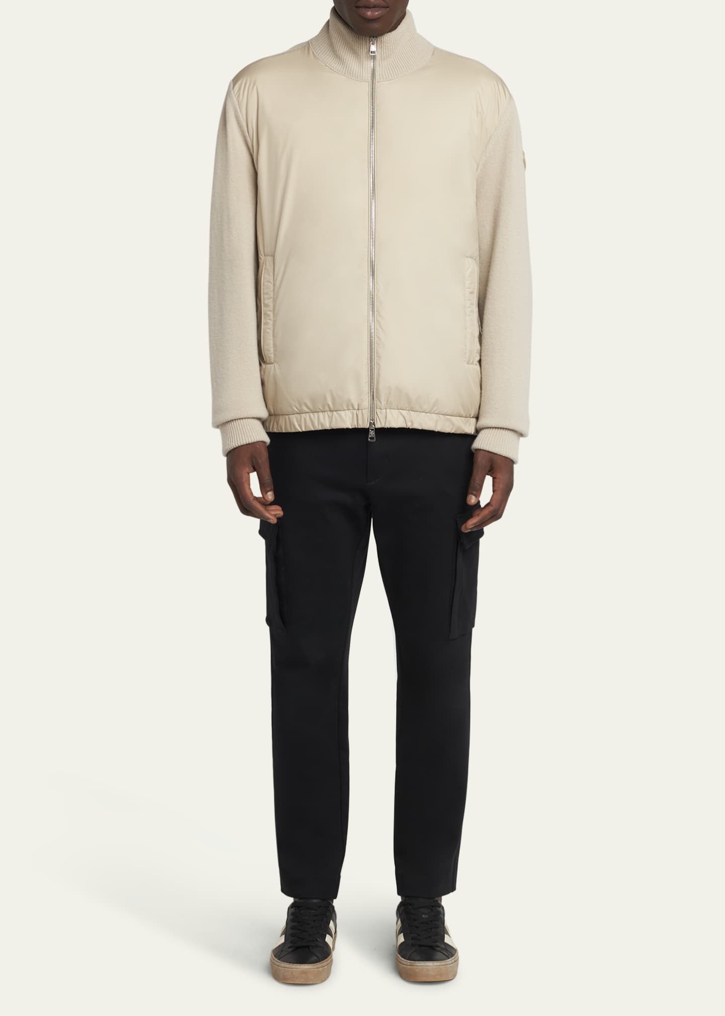 Moncler Men's Knit Down Jacket Image 2 of 5