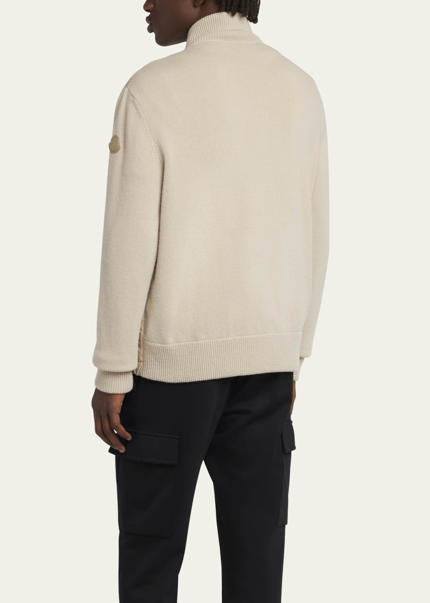 Moncler Men's Knit Down Jacket Image 3 of 5