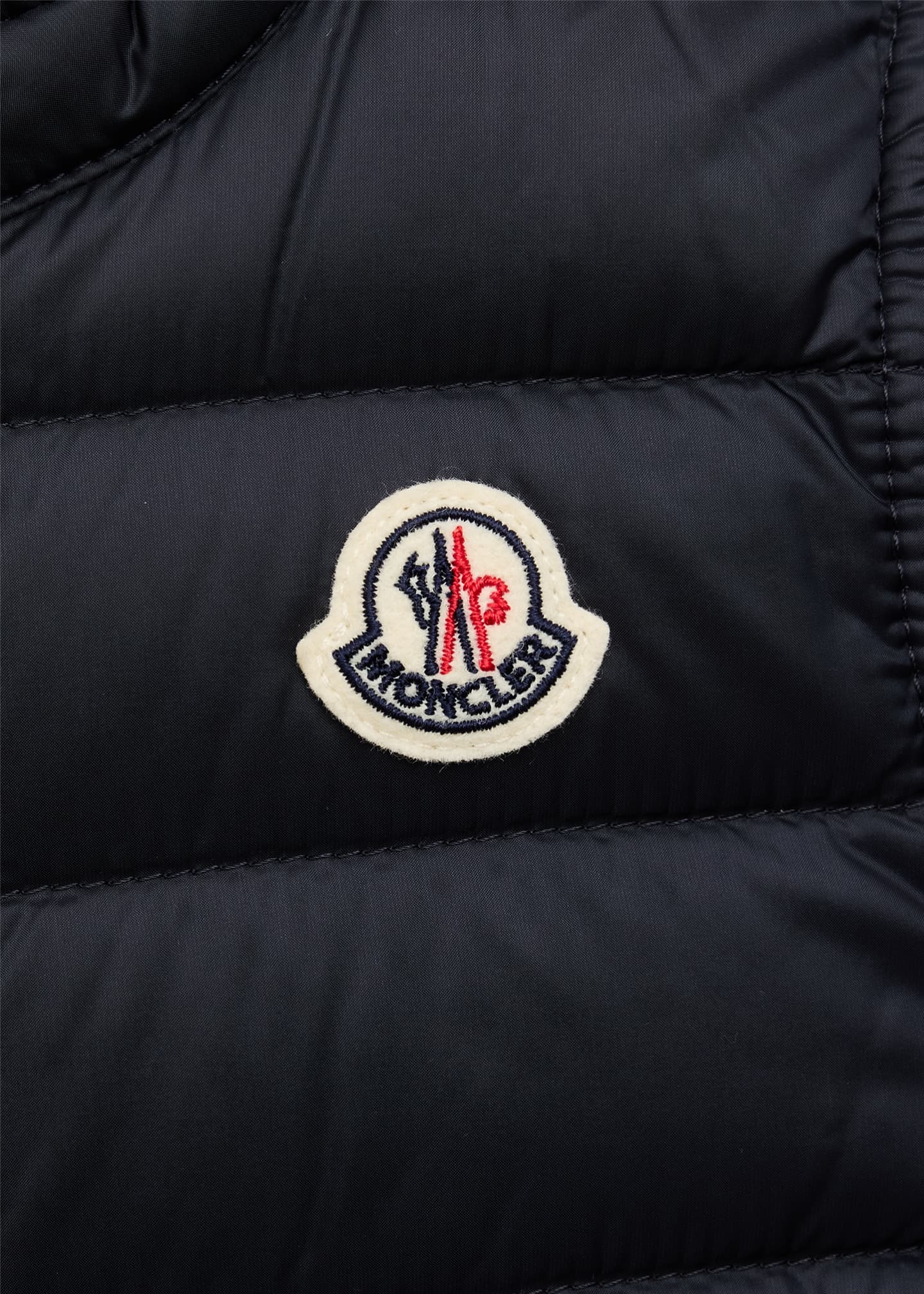 Moncler Boy's Amaury Puffer Vest, Size 6M-3 Image 3 of 3