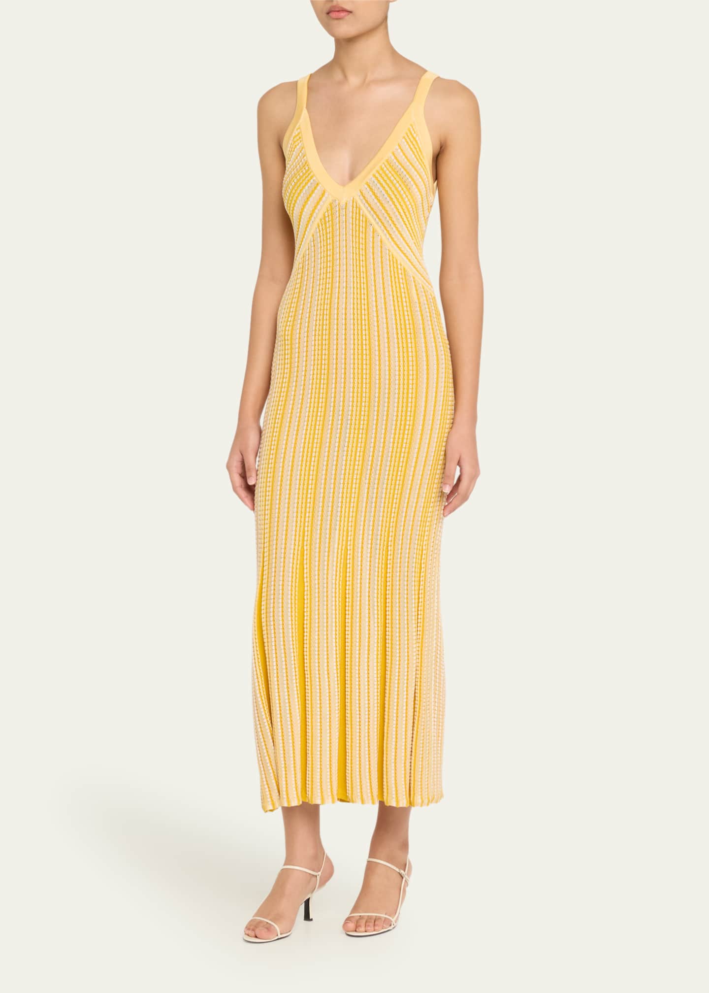 Ramy Brook Paetyn Striped Midi Dress Image 4 of 5