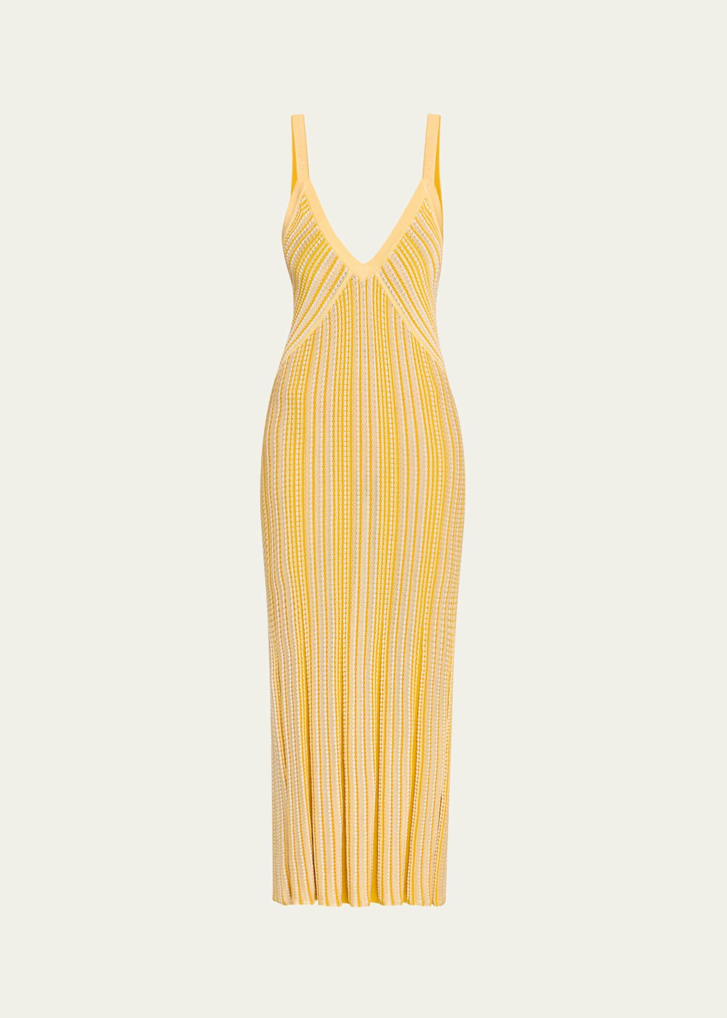 Ramy Brook Paetyn Striped Midi Dress Image 1 of 5