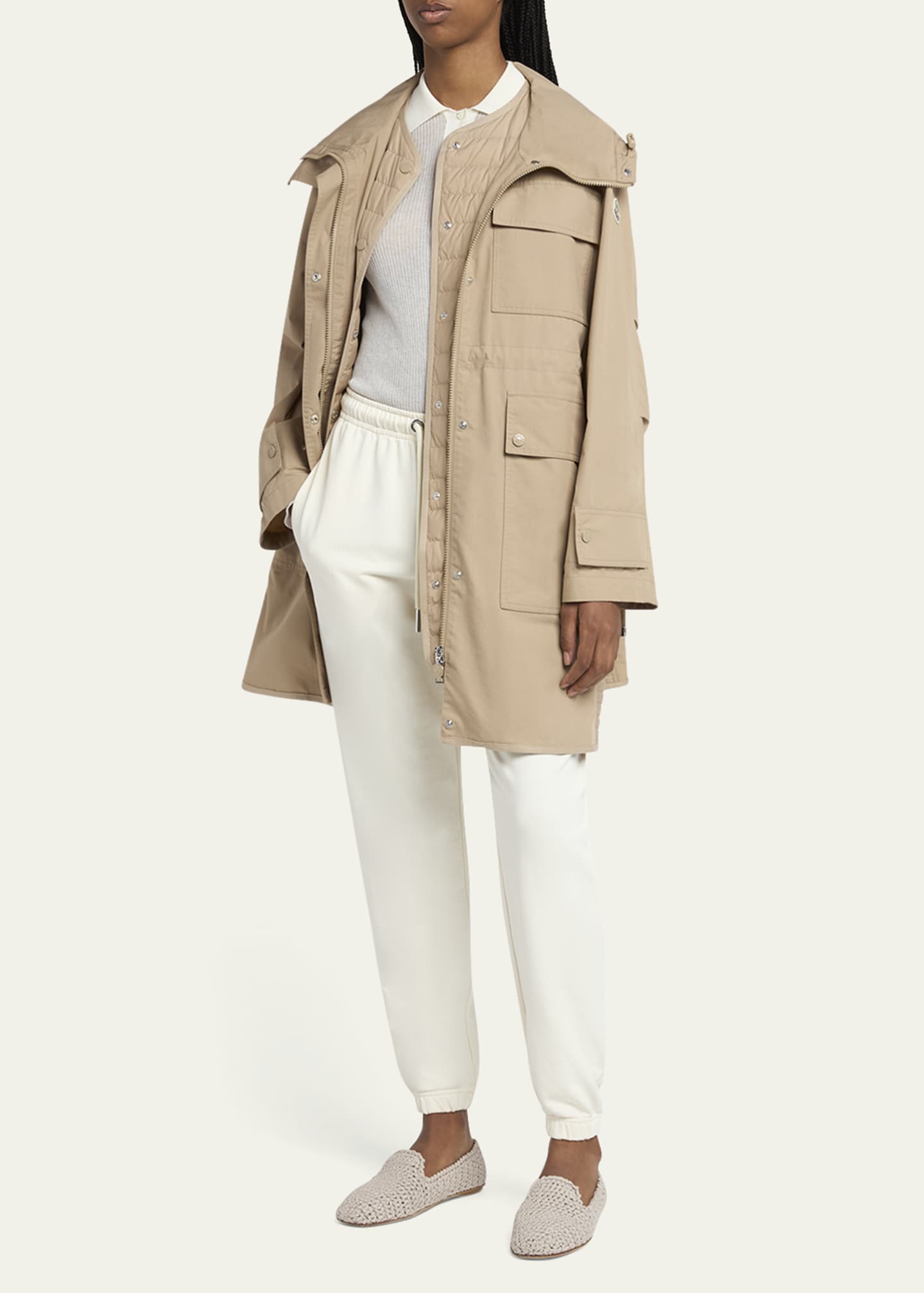 Moncler Meudon Parka with Detachable Vest Image 2 of 5