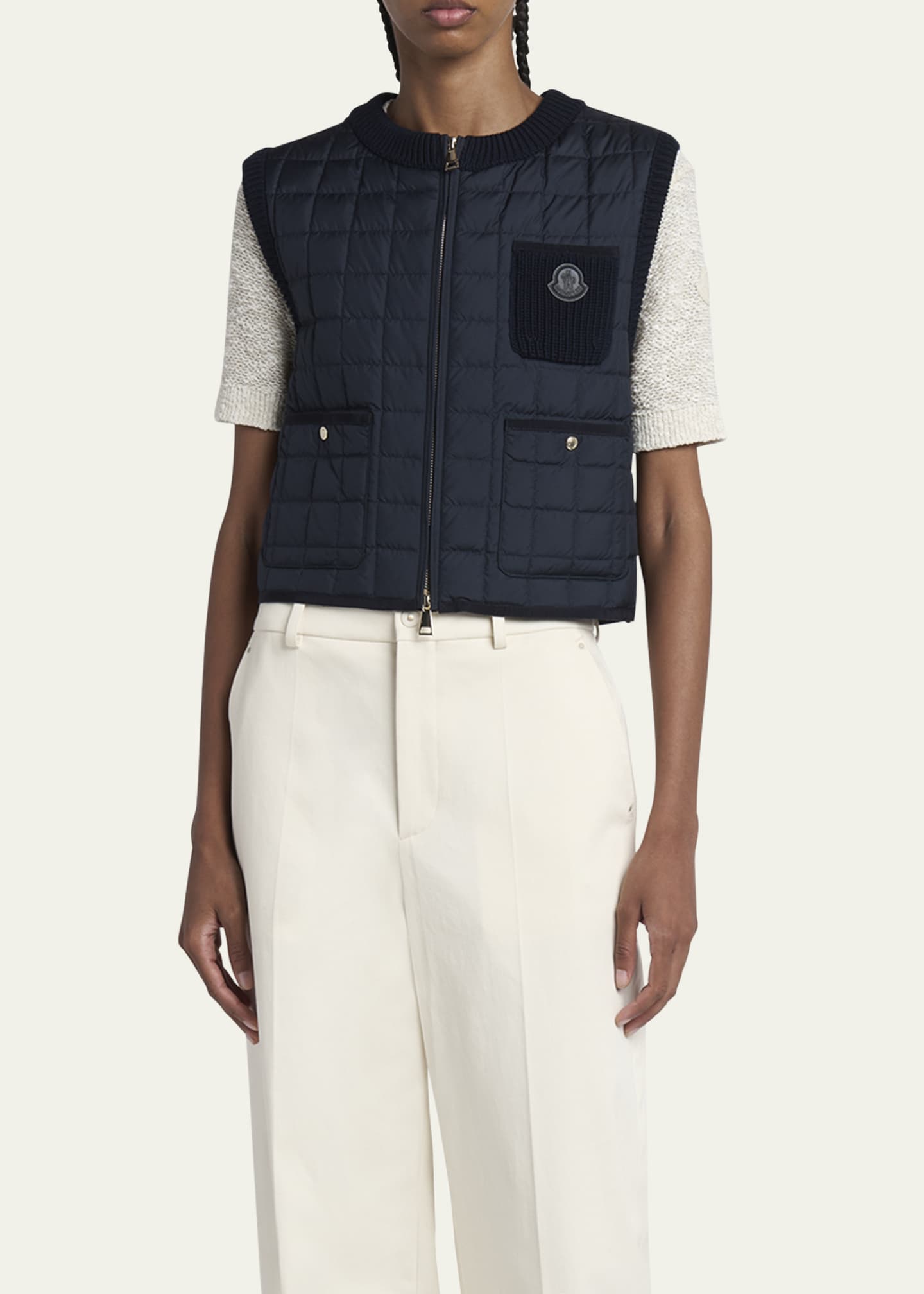 Moncler Quilted Down Vest Image 4 of 5