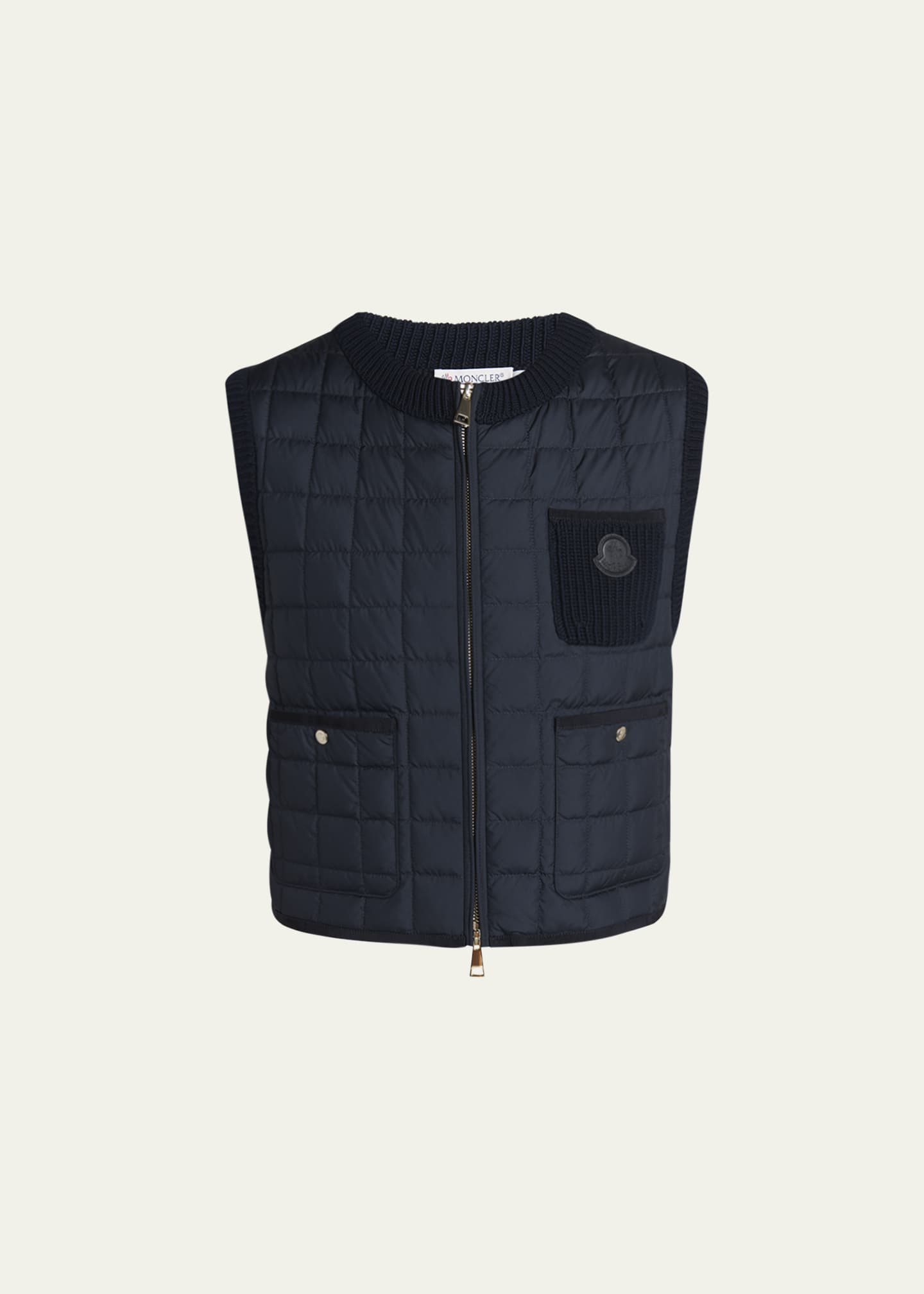Moncler Quilted Down Vest Image 1 of 5