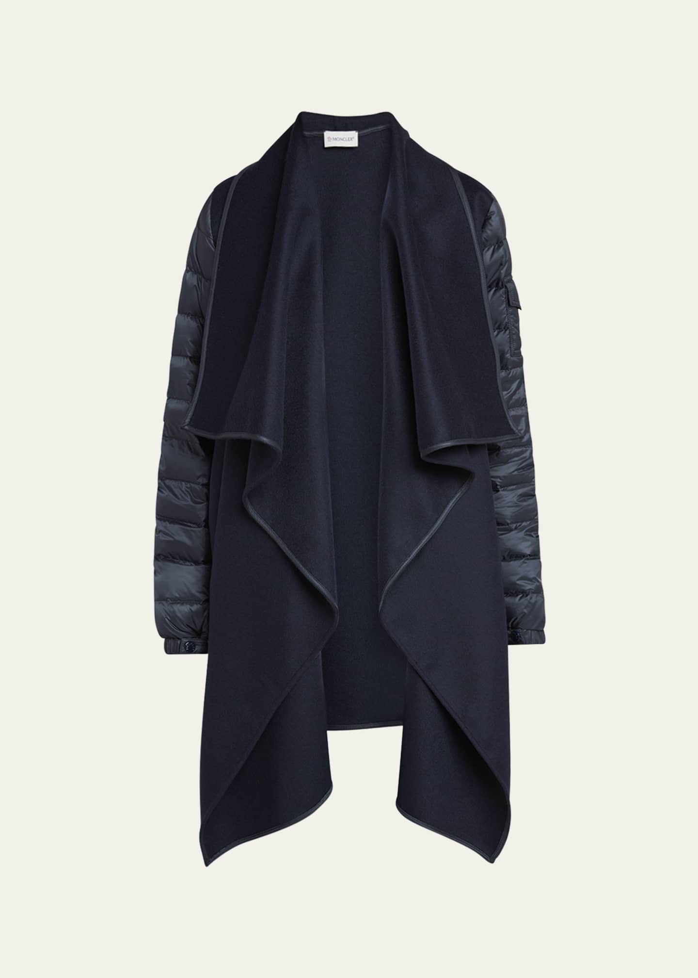 Moncler Wool-Blend Cape - Bergdorf Goodman