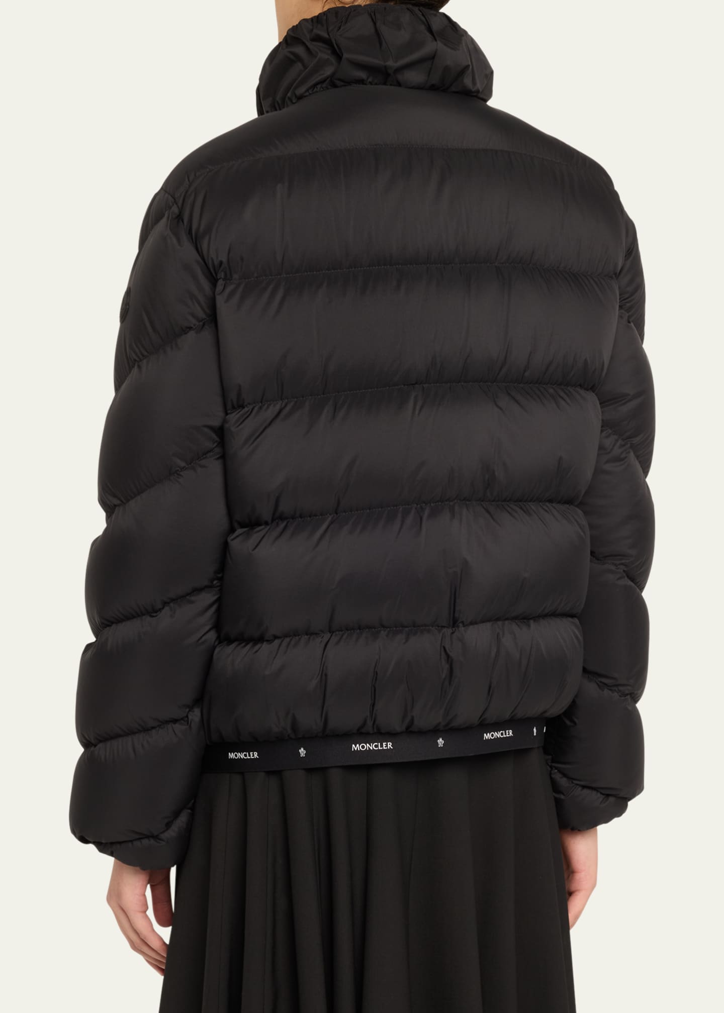 Moncler Grigan Quilted Down Logo Tape Jacket Image 3 of 5