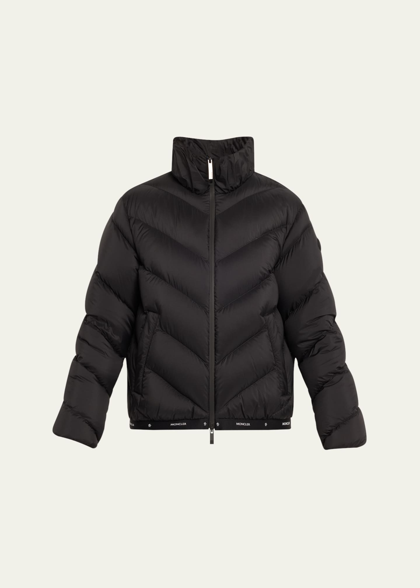 Moncler Grigan Quilted Down Logo Tape Jacket Image 1 of 5