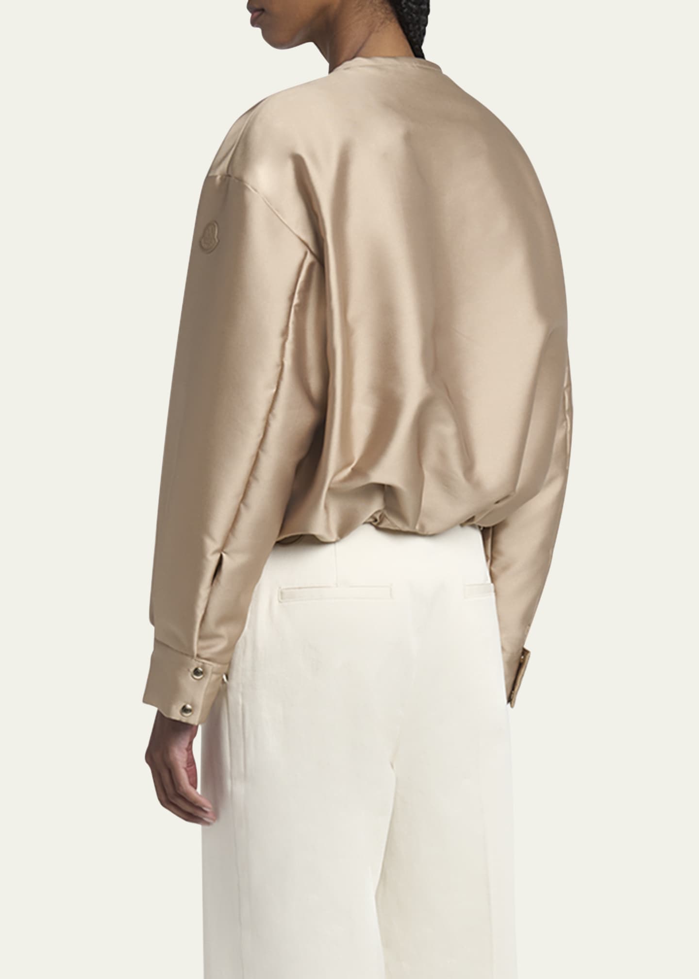 Maupa Satin Bomber Jacket