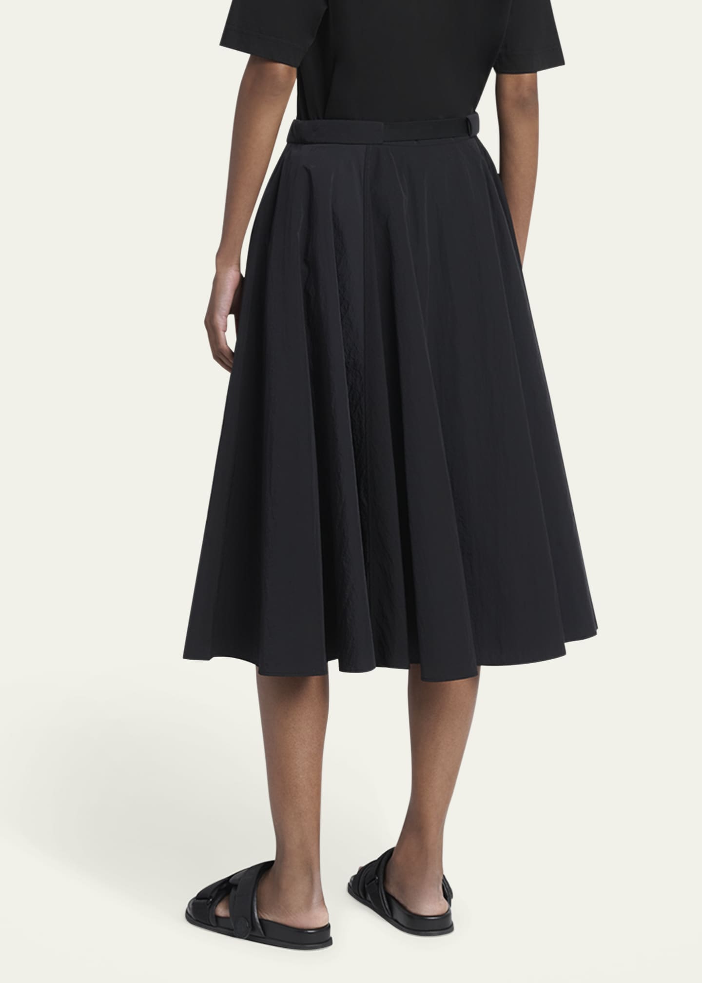 Moncler Nylon Midi Skirt Image 3 of 5