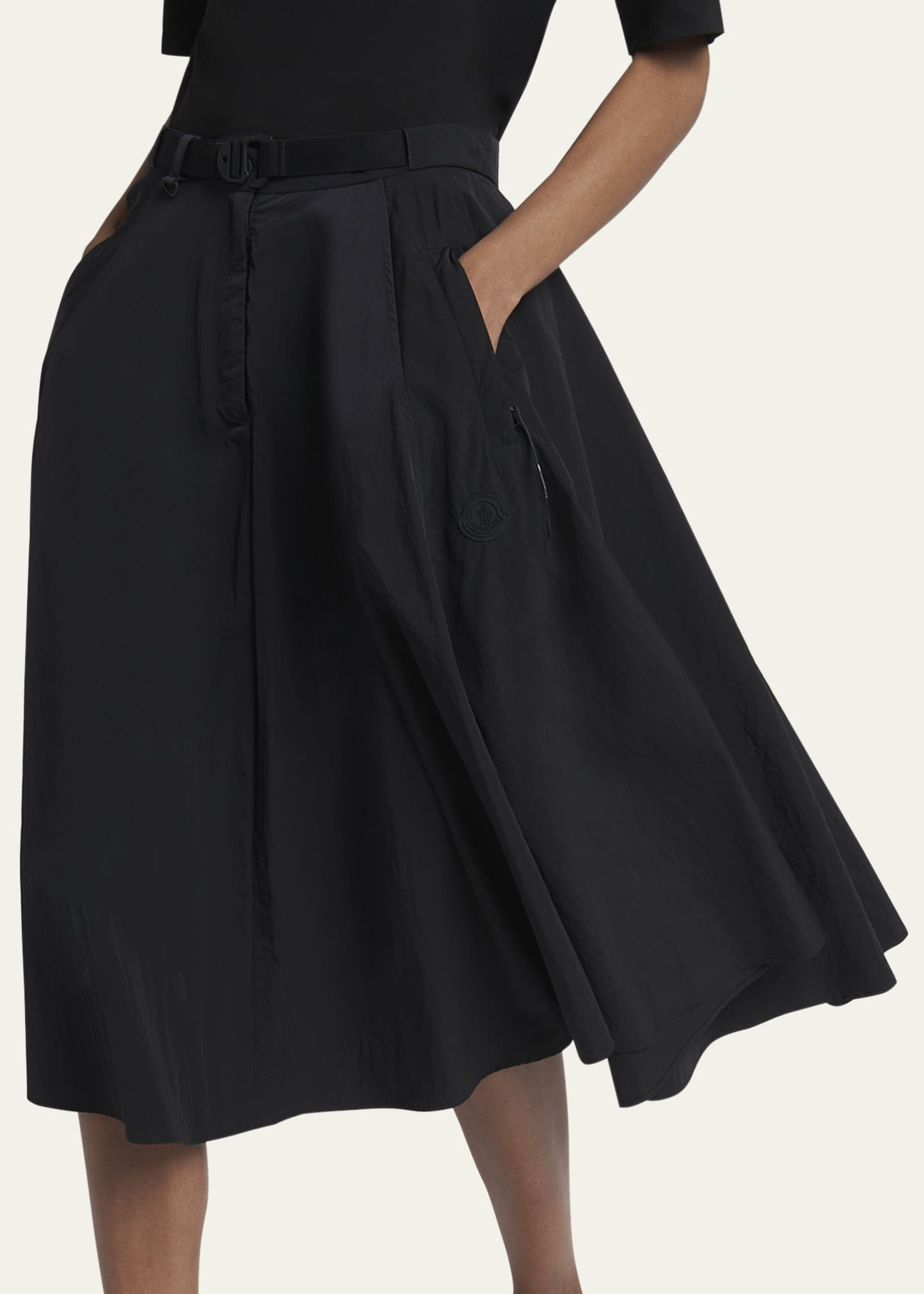 Moncler Nylon Midi Skirt Image 5 of 5