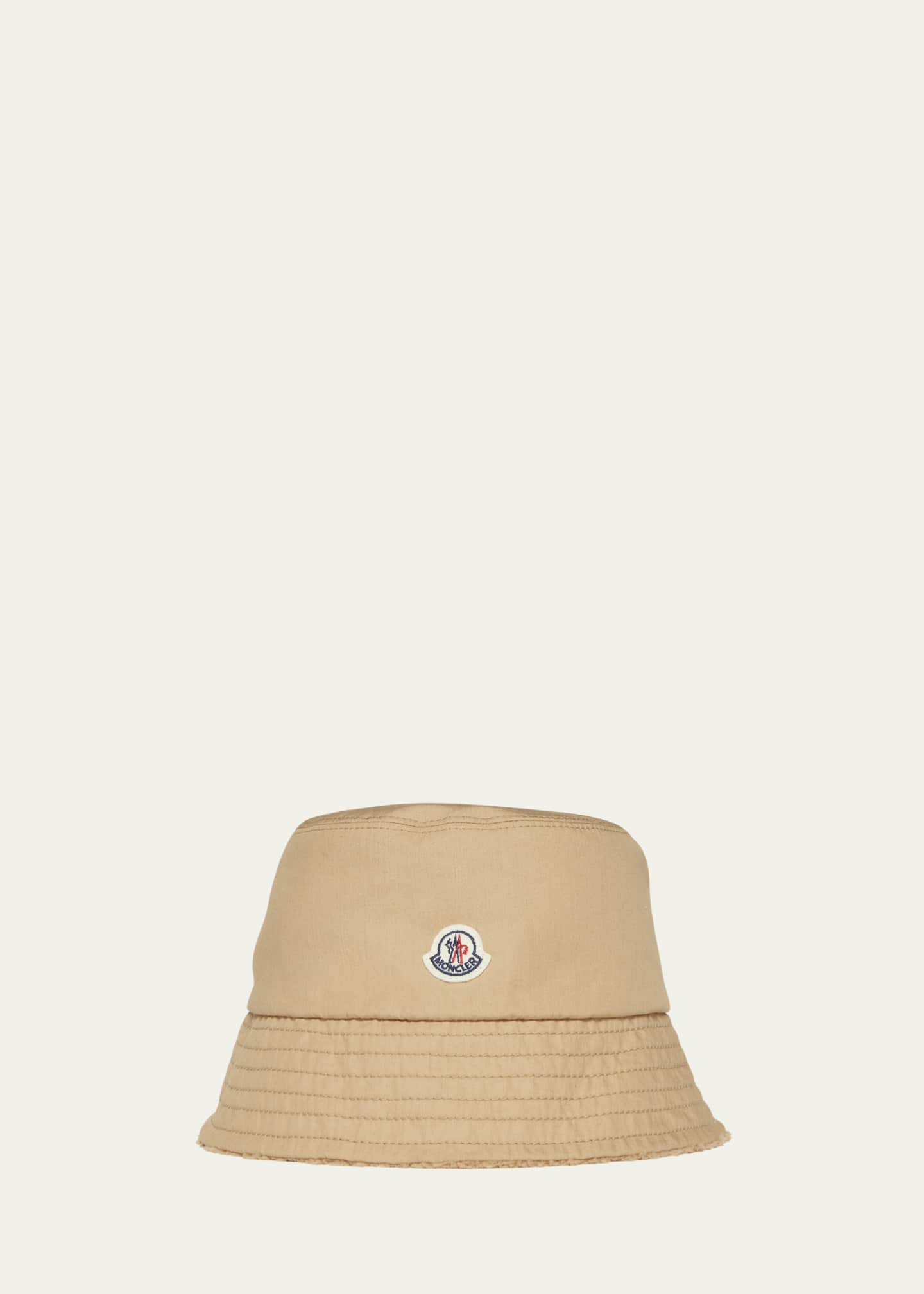 ハット MONCLER Logo bucket hat Moncler Logo Bucket Hat - Bergdorf Goodman